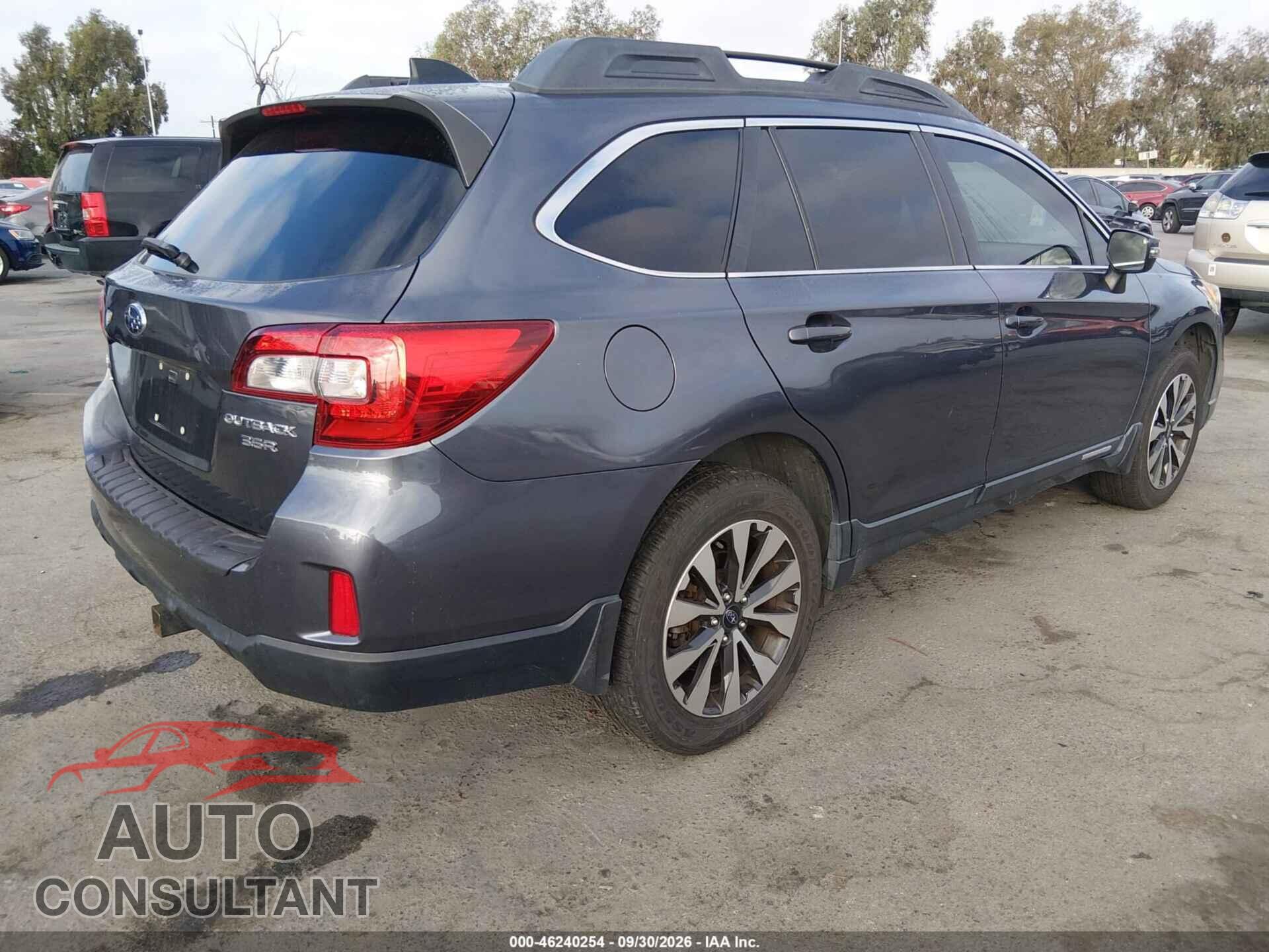 SUBARU OUTBACK 2016 - 4S4BSENC9G3314947