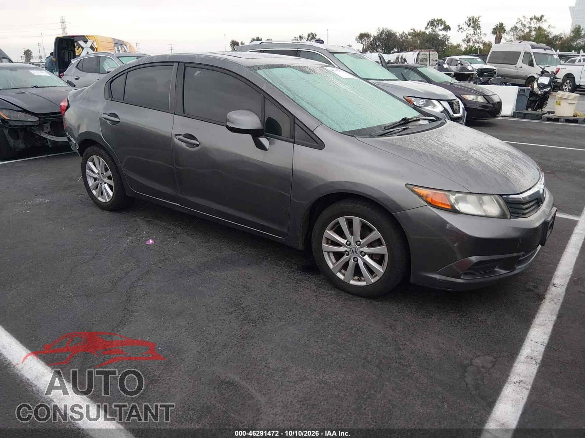 HONDA CIVIC 2012 - 19XFB2F87CE041136