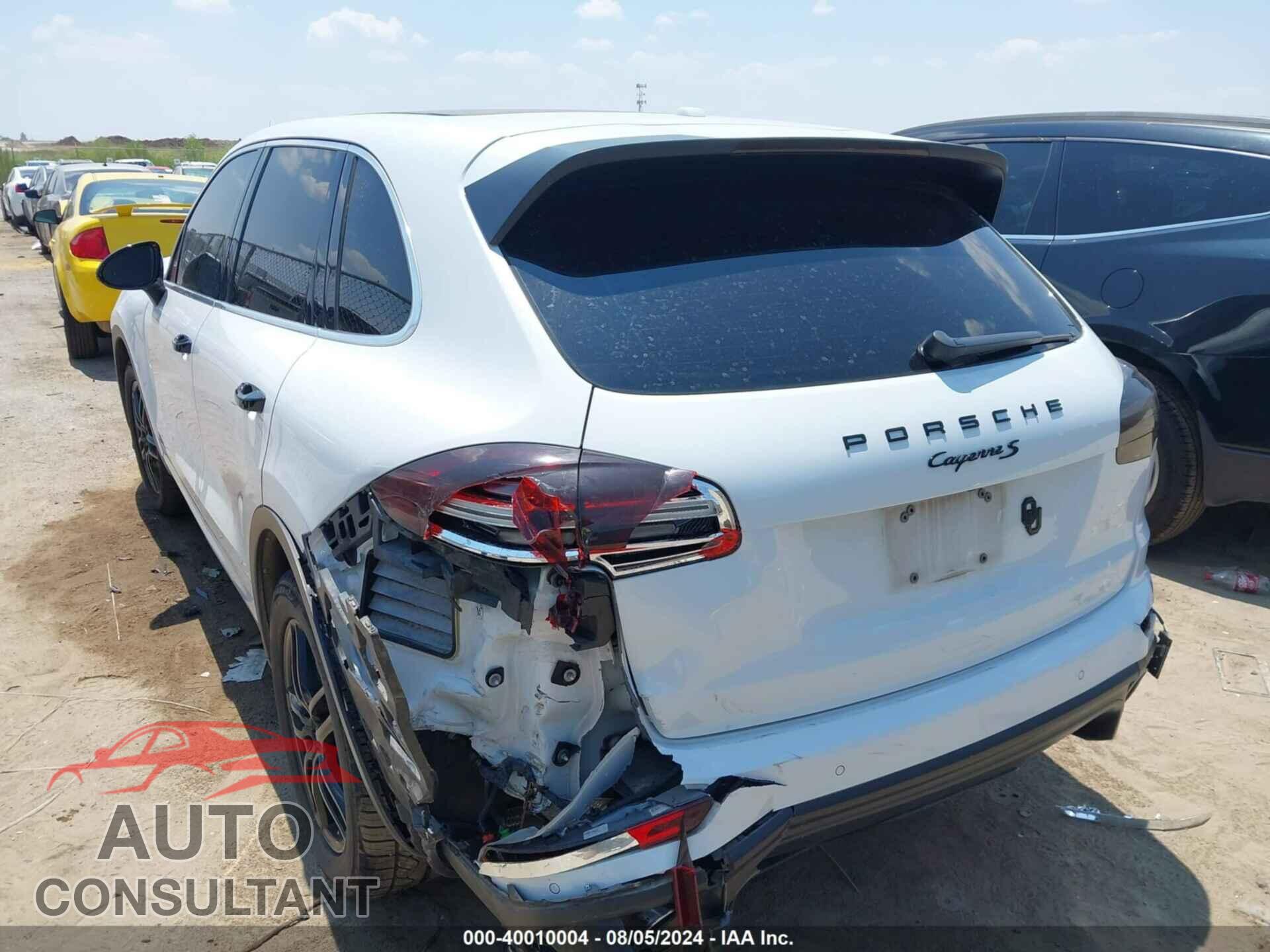 PORSCHE CAYENNE 2016 - WP1AB2A21GLA92253