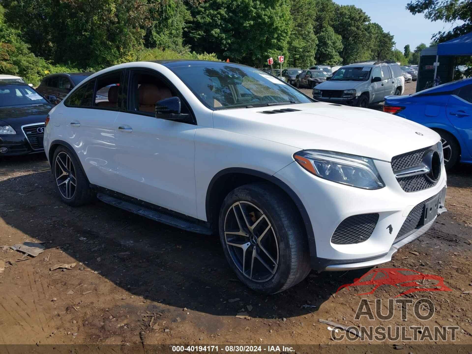 MERCEDES-BENZ AMG GLE 43 COUPE 2019 - 4JGED6EB9KA140385