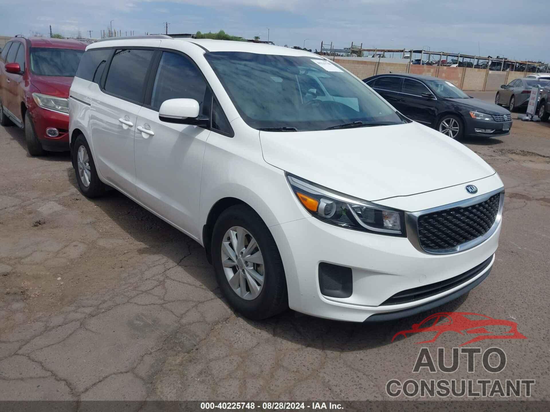 KIA SEDONA 2016 - KNDMB5C14G6198909