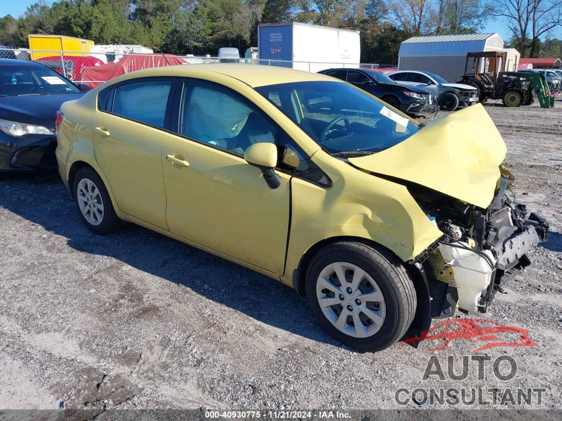 KIA RIO 2016 - KNADM4A39G6698795