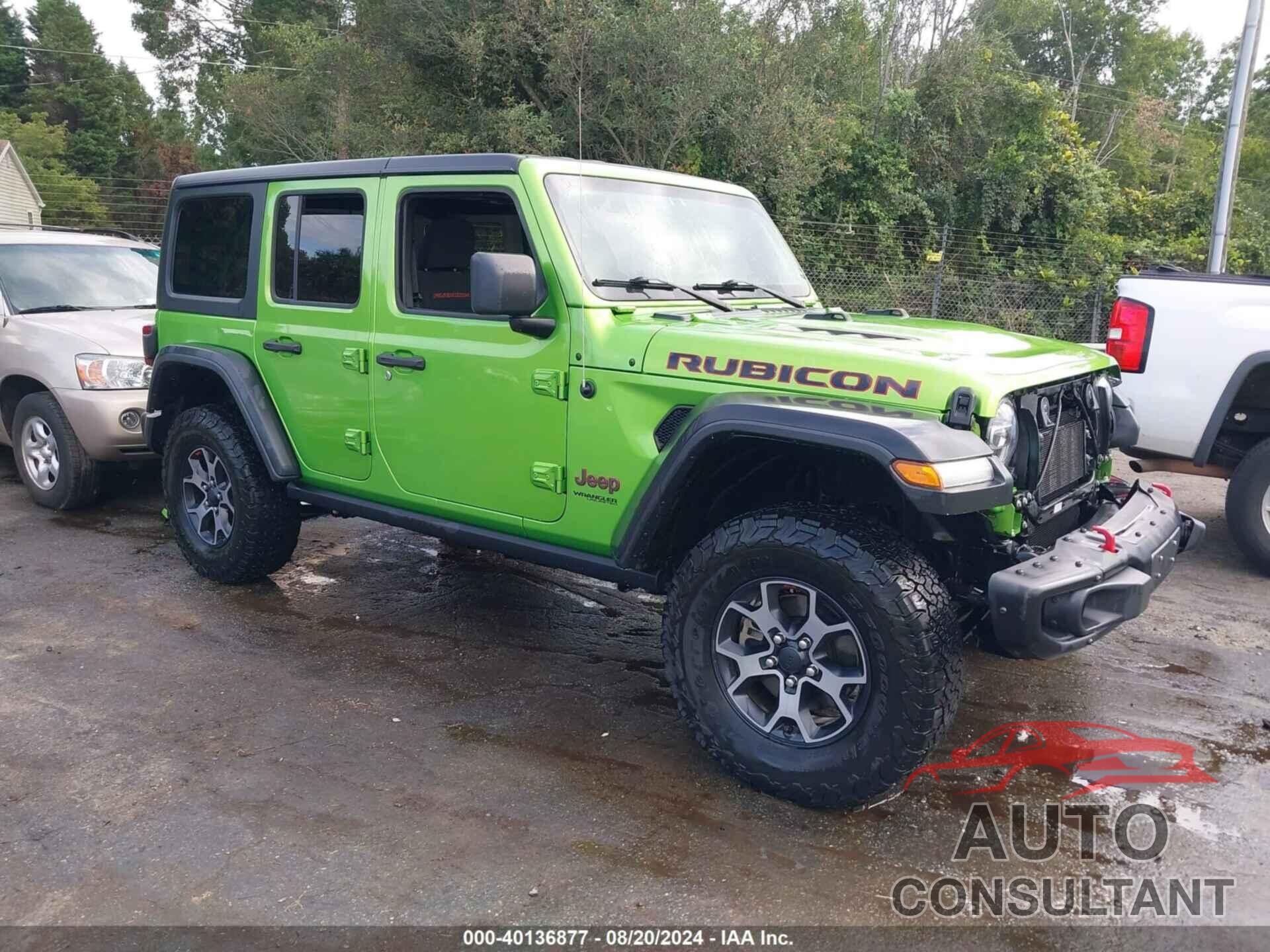 JEEP WRANGLER UNLIMITED 2019 - 1C4HJXFNXKW502557