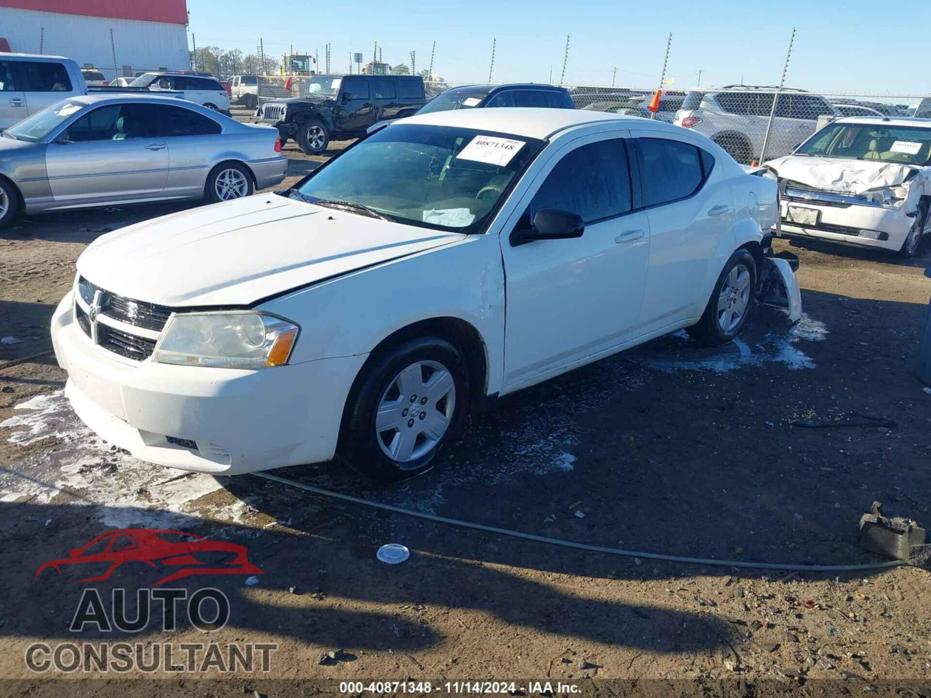 DODGE AVENGER 2010 - 1B3CC4FB9AN182937
