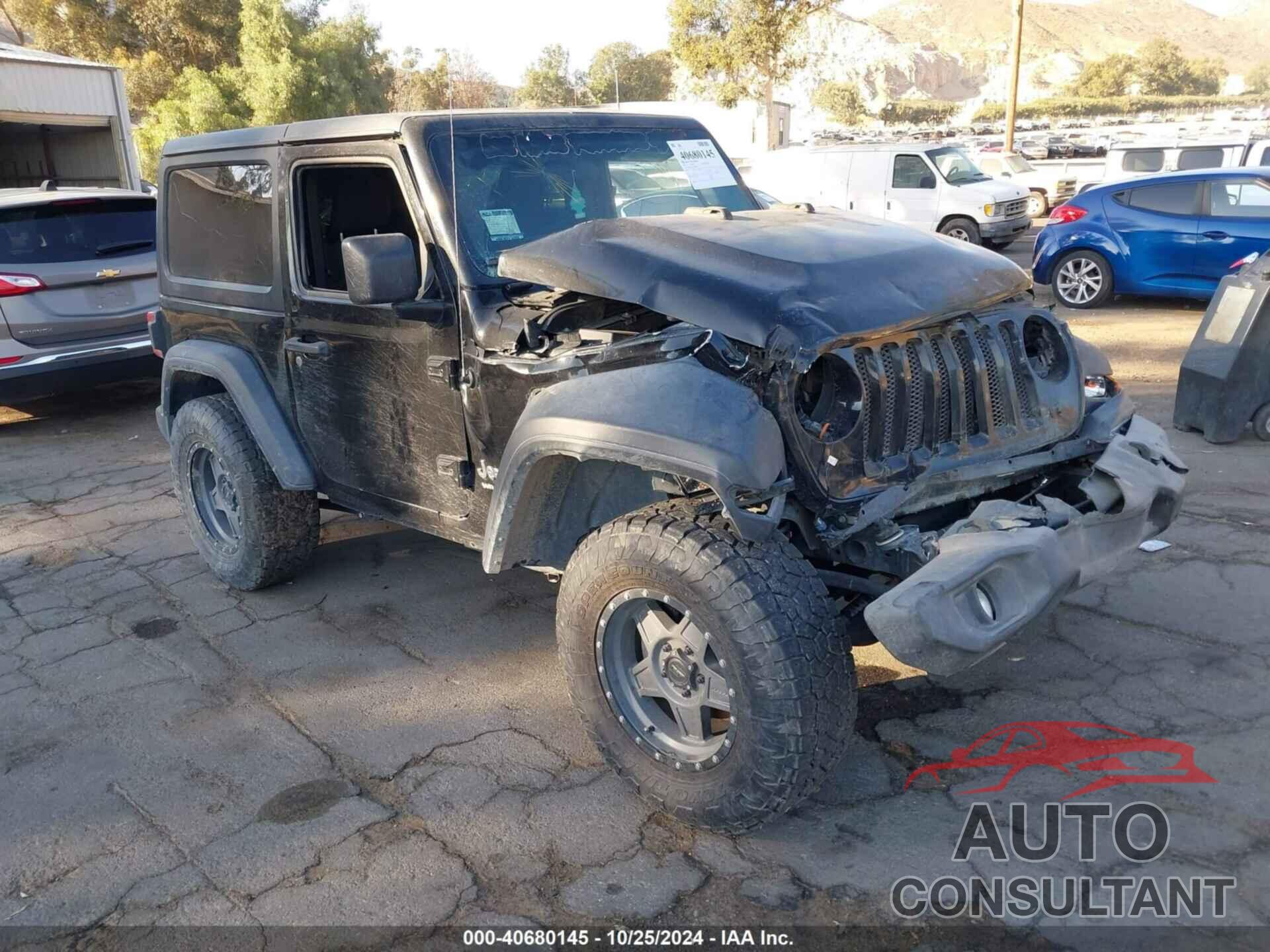 JEEP WRANGLER 2018 - 1C4GJXAGXJW242888