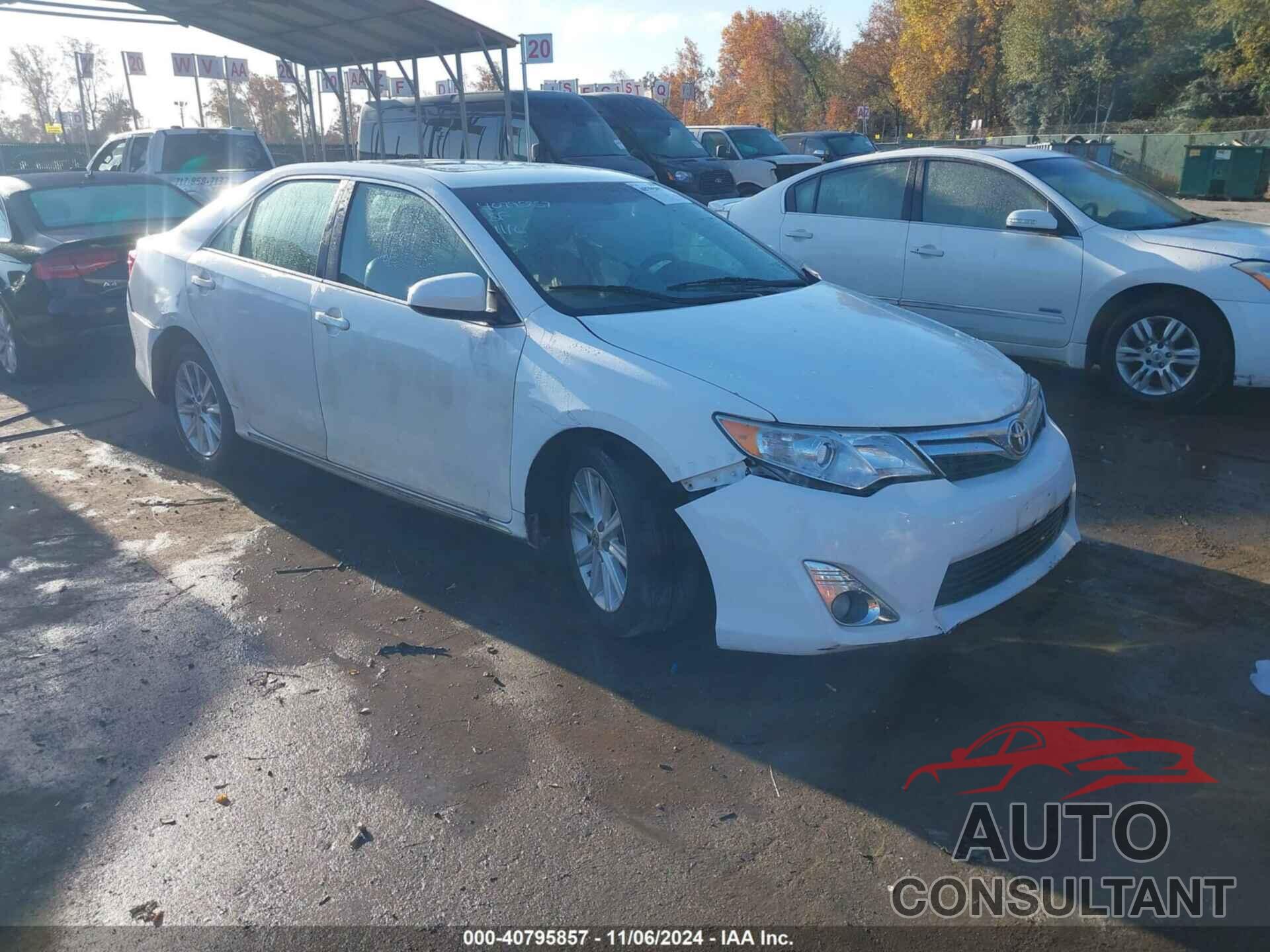 TOYOTA CAMRY 2012 - 4T4BF1FK4CR271261