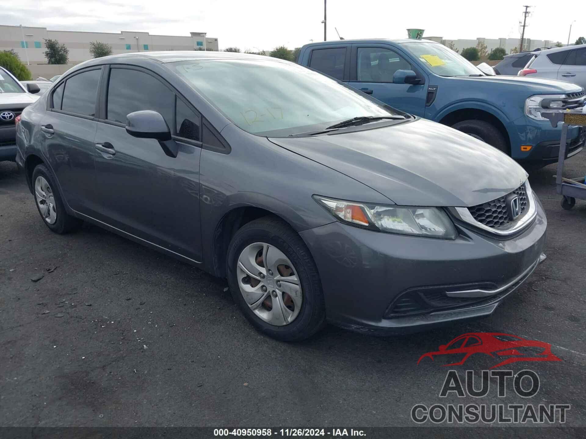 HONDA CIVIC 2013 - 19XFB2F57DE247614