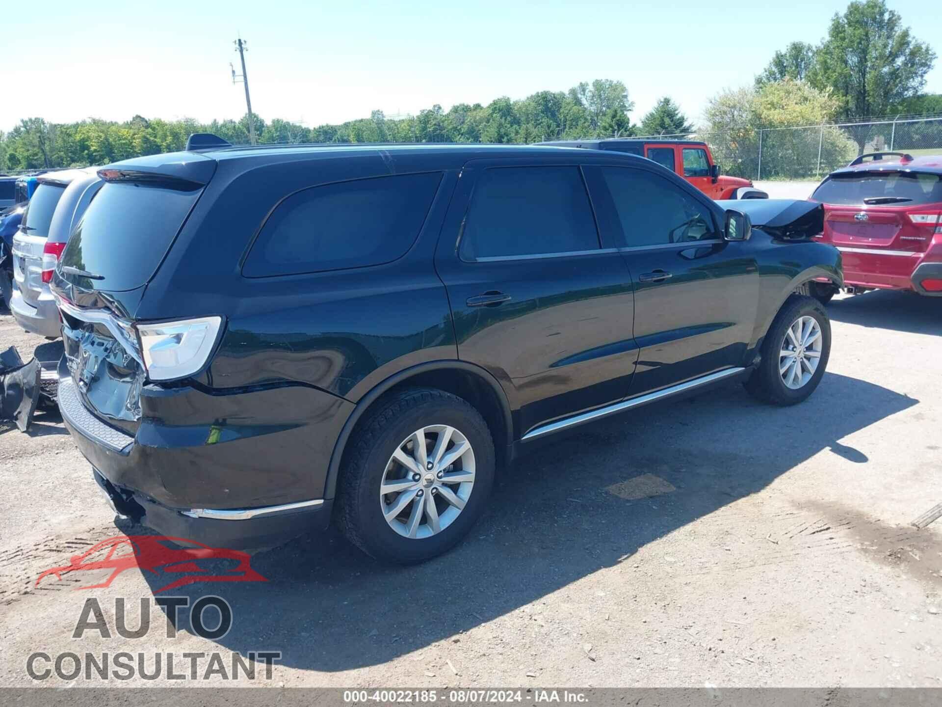 DODGE DURANGO 2019 - 1C4RDJAG9KC560887