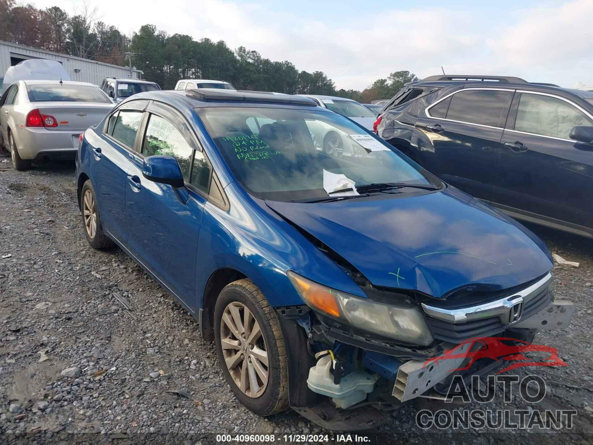 HONDA CIVIC 2012 - 2HGFB2F84CH550526