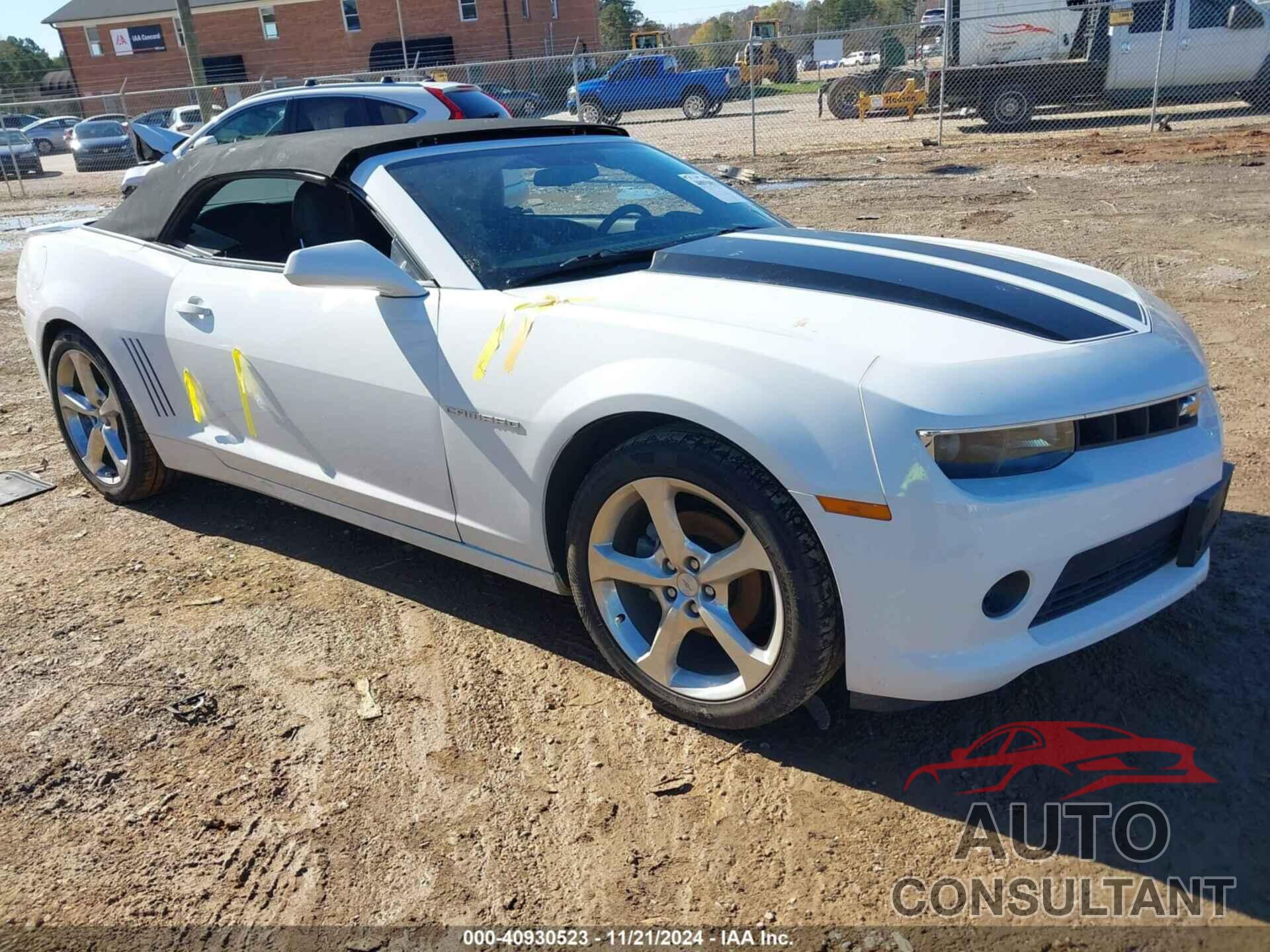 CHEVROLET CAMARO 2015 - 2G1FF3D32F9246117