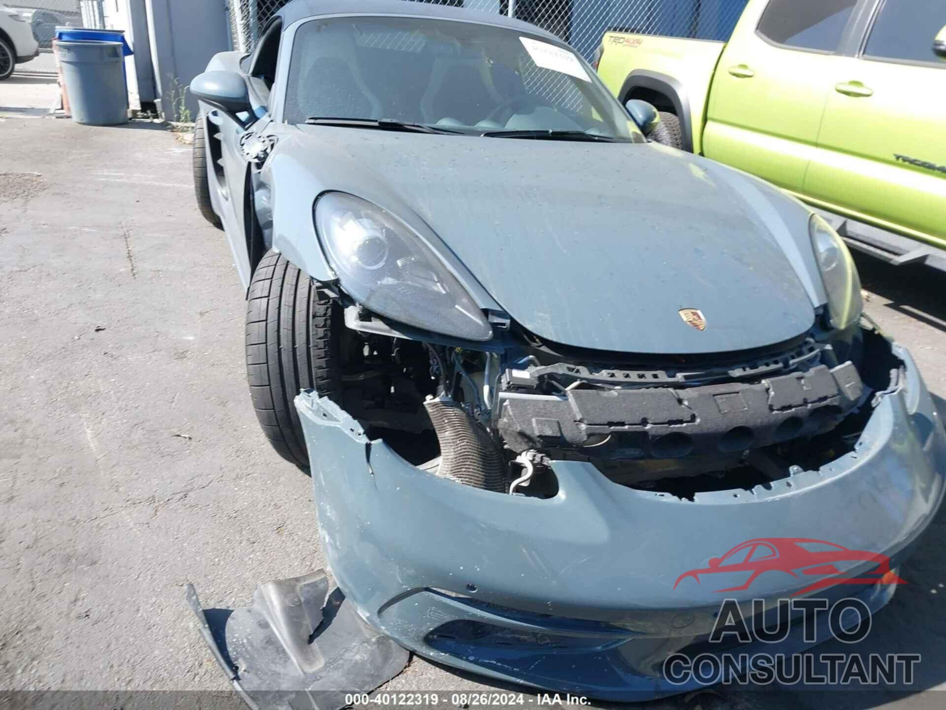 PORSCHE 718 BOXSTER 2018 - WP0CA2A83JS210916