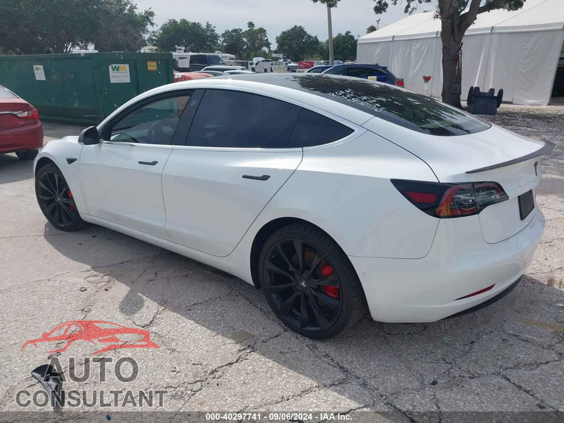TESLA MODEL 3 2020 - 5YJ3E1EC0LF603205