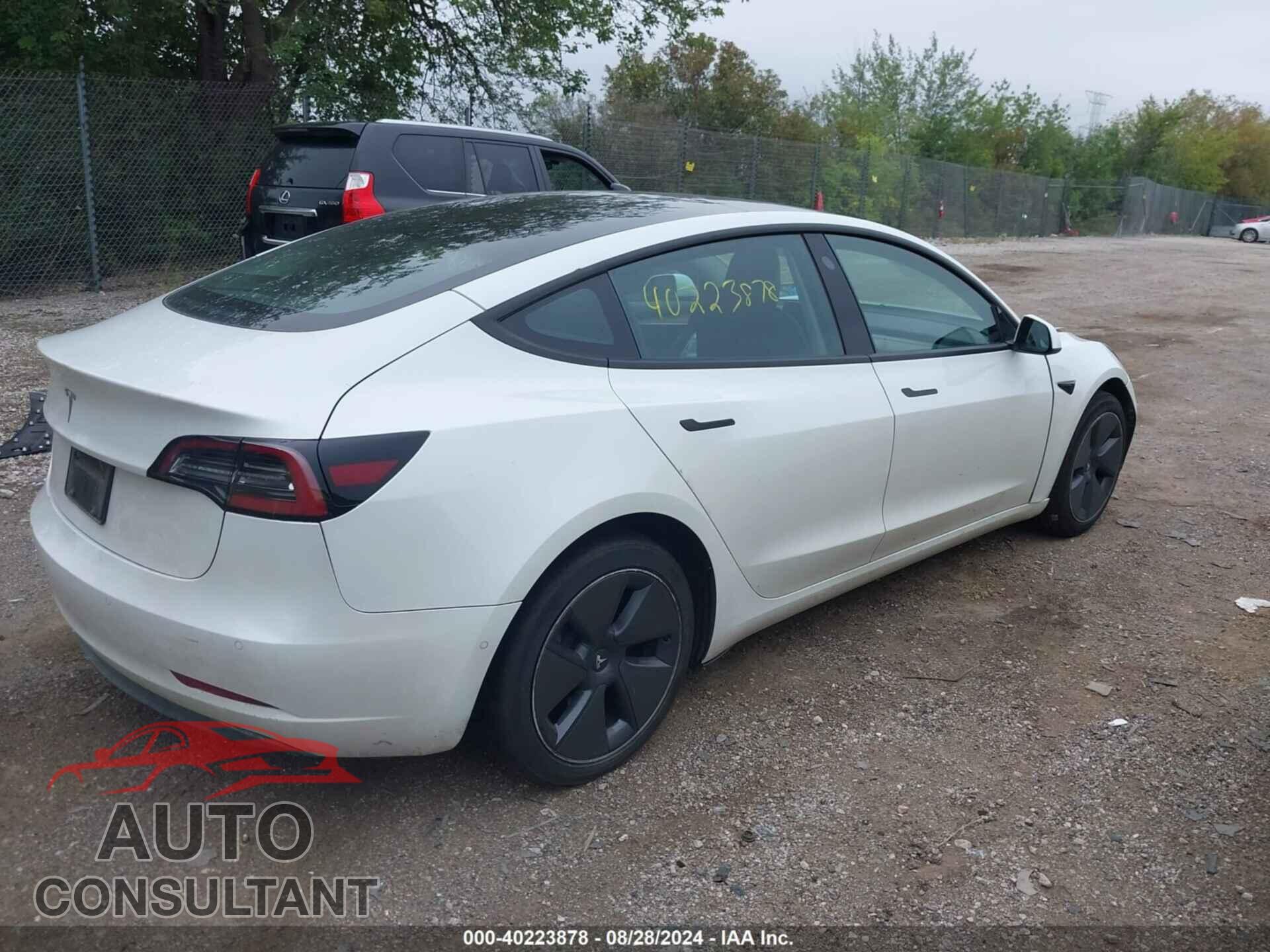 TESLA MODEL 3 2022 - 5YJ3E1EA2NF207830