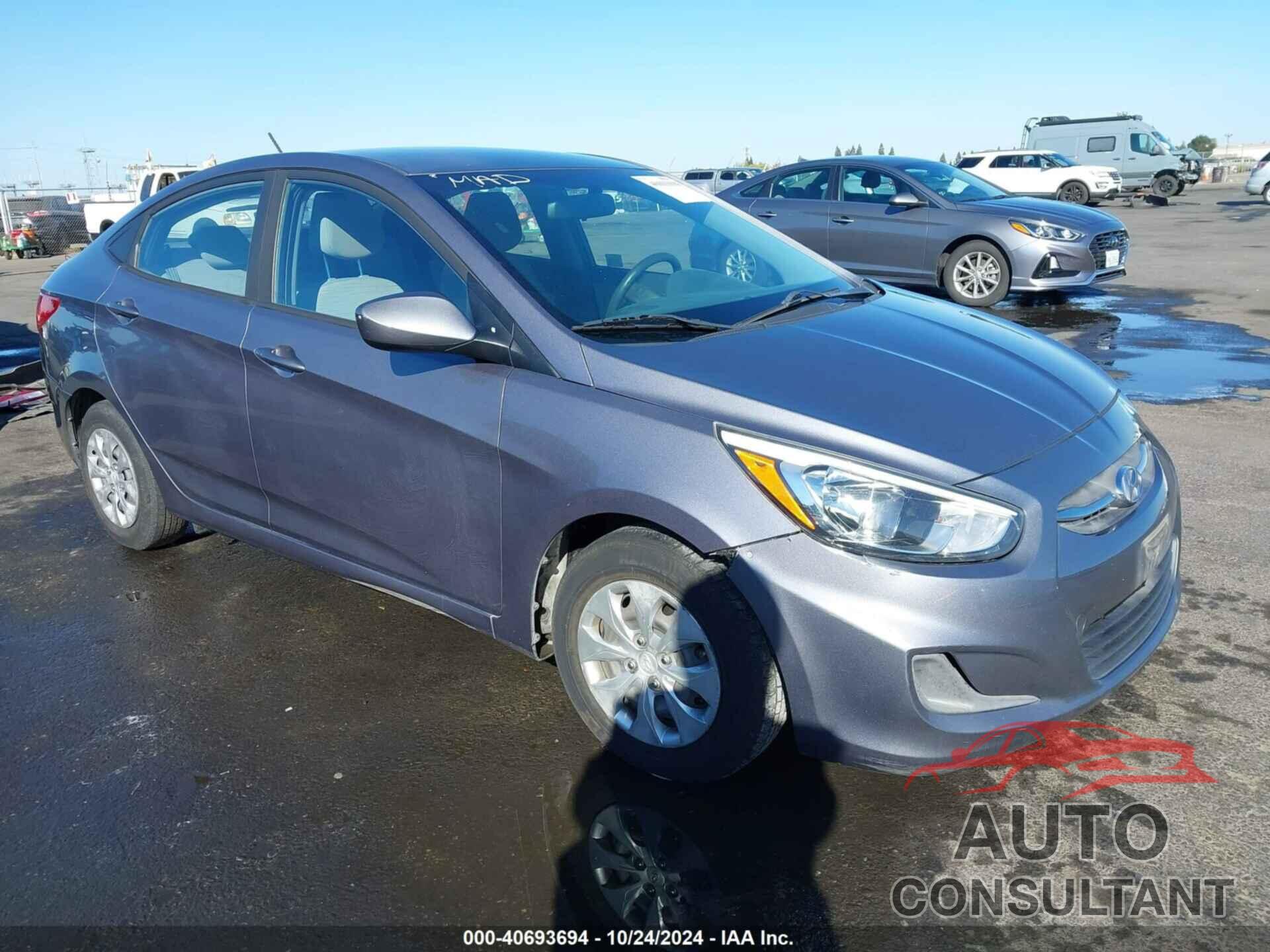 HYUNDAI ACCENT 2017 - KMHCT4AE7HU299573