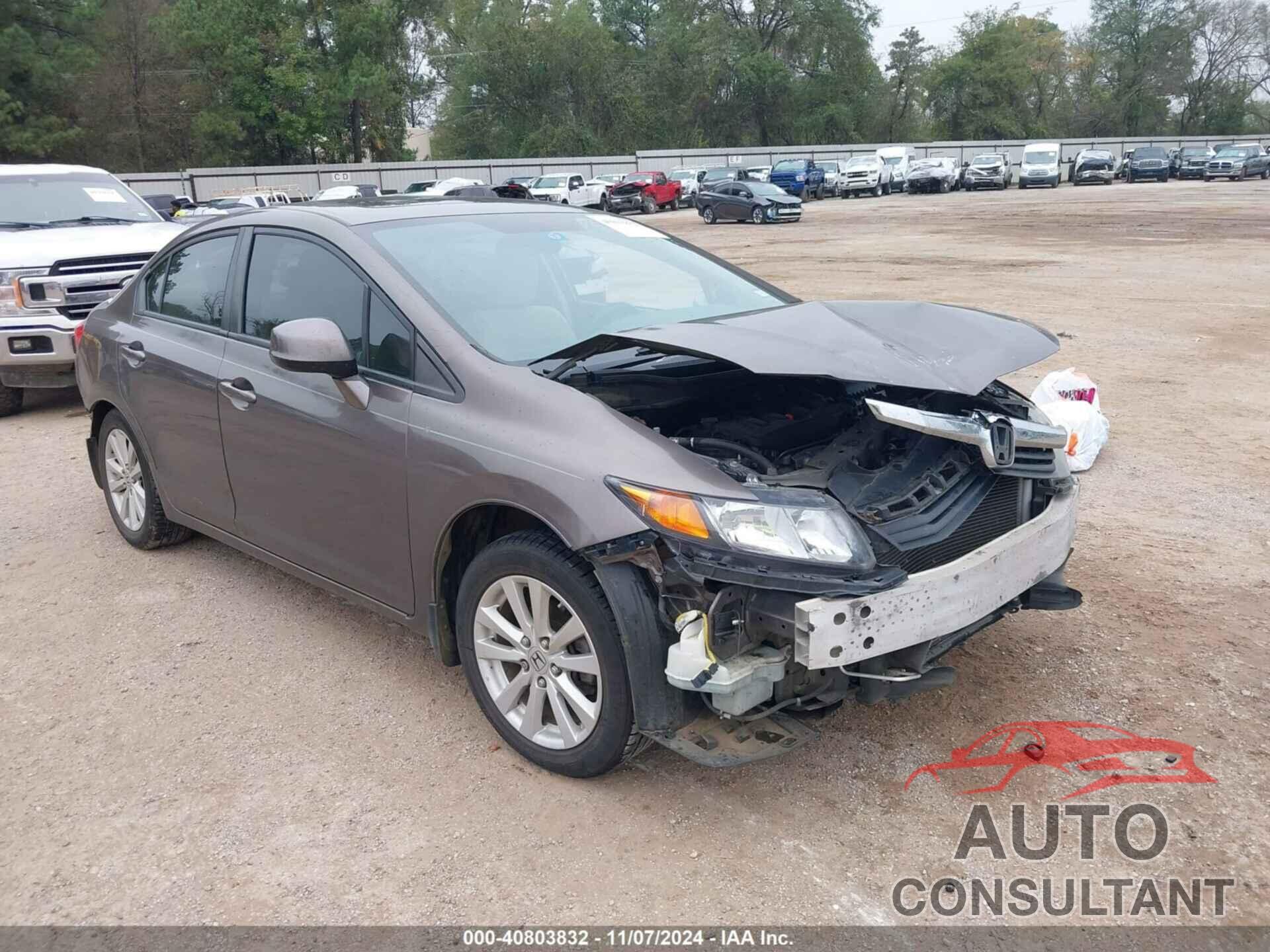 HONDA CIVIC 2012 - 2HGFB2F87CH535907
