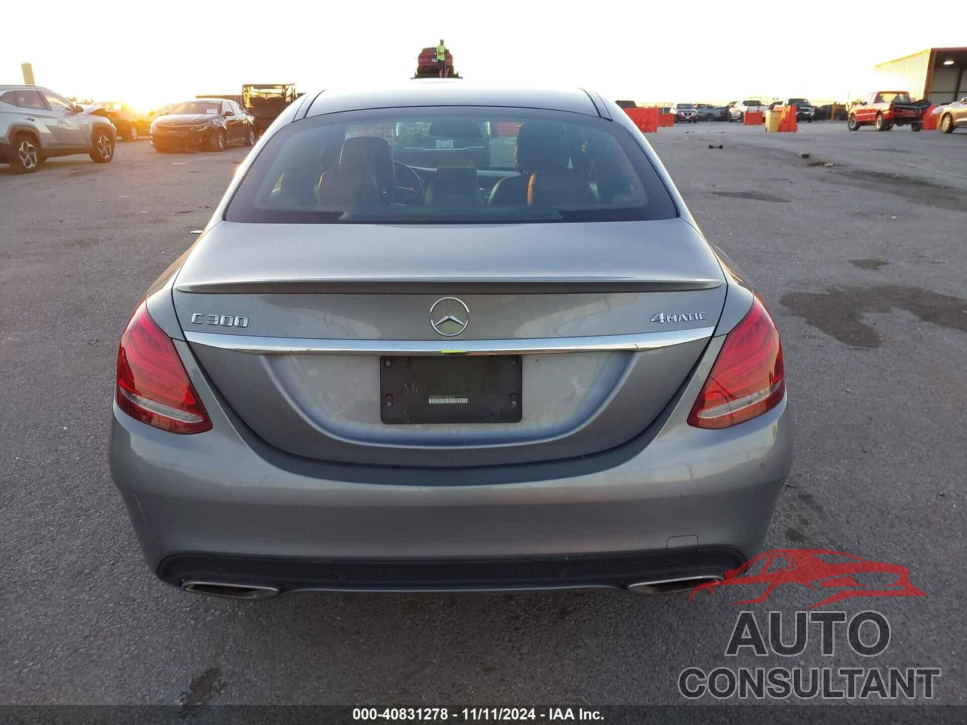 MERCEDES-BENZ C 300 2015 - 55SWF4KB1FU063339