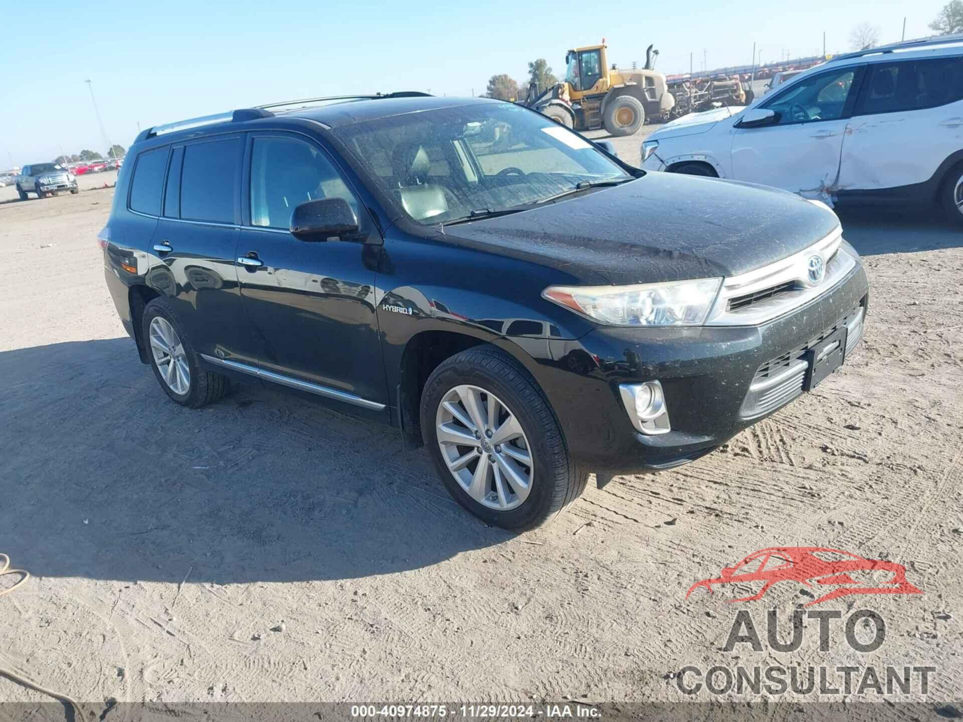 TOYOTA HIGHLANDER HYBRID 2013 - JTEDC3EH6D2011373
