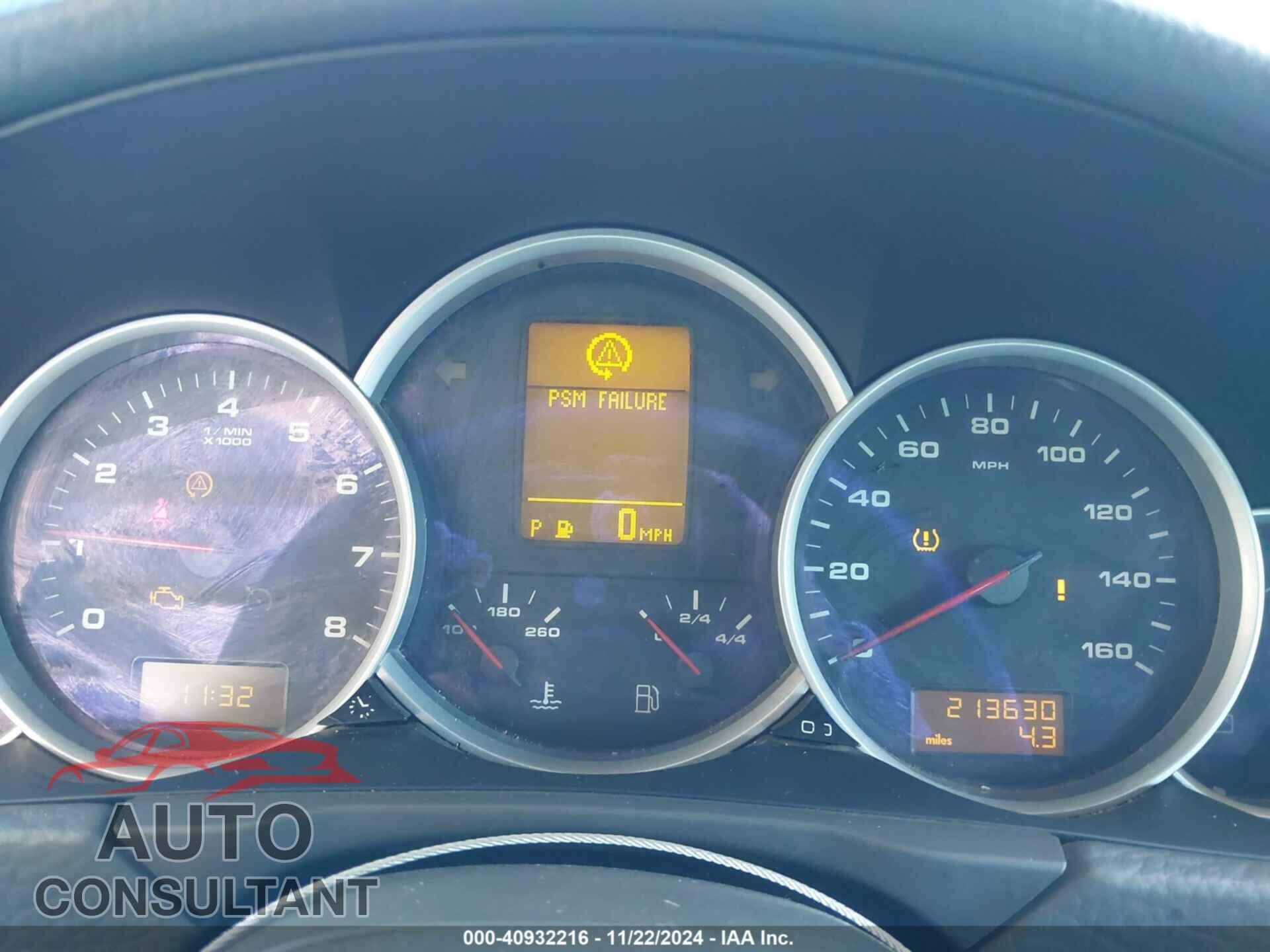 PORSCHE CAYENNE 2009 - WP1AB29P29LA41394