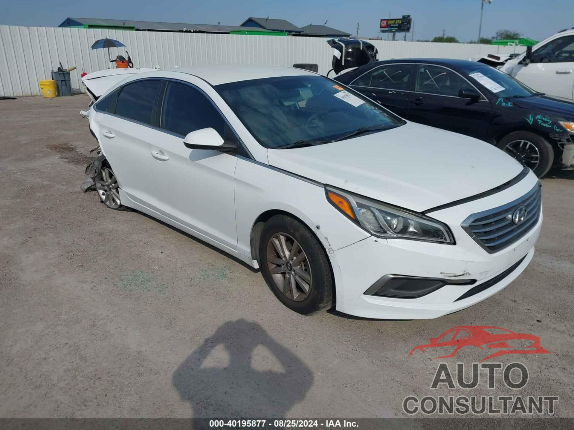 HYUNDAI SONATA 2017 - 5NPE24AFXHH461568