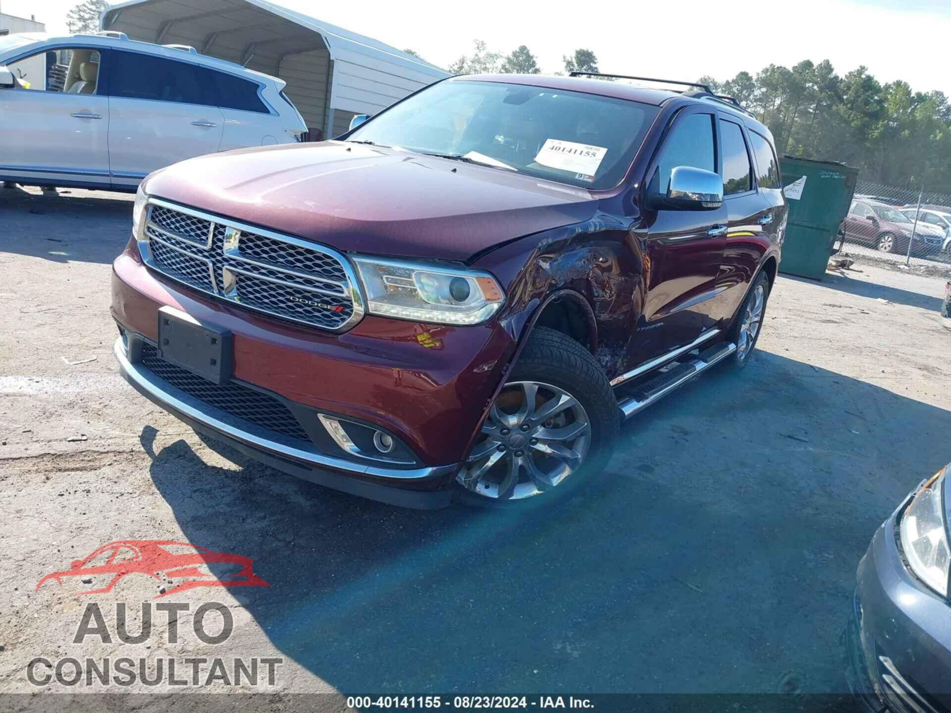 DODGE DURANGO 2017 - 1C4SDJET9HC888571