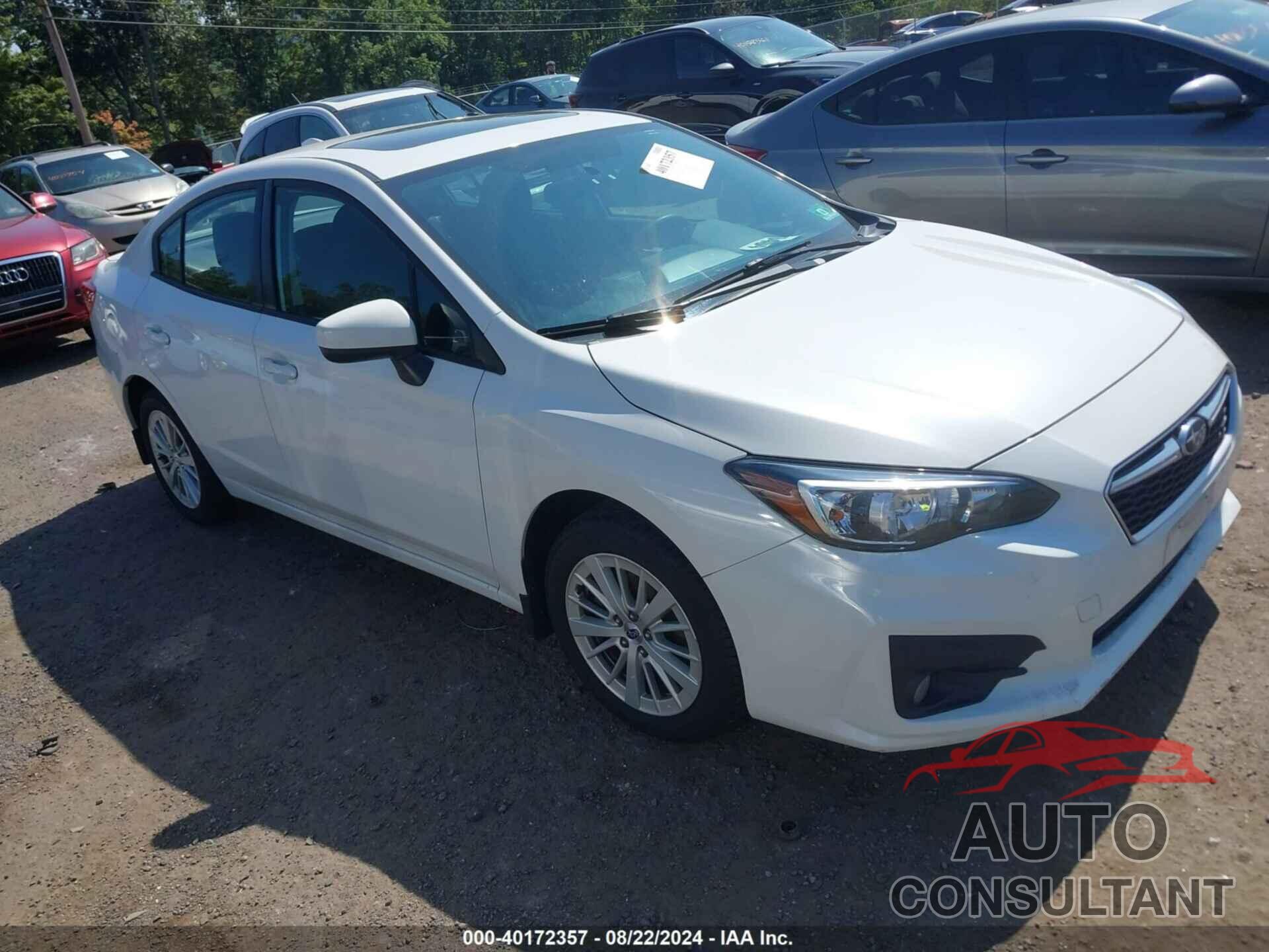 SUBARU IMPREZA 2018 - 4S3GKAB66J3601042