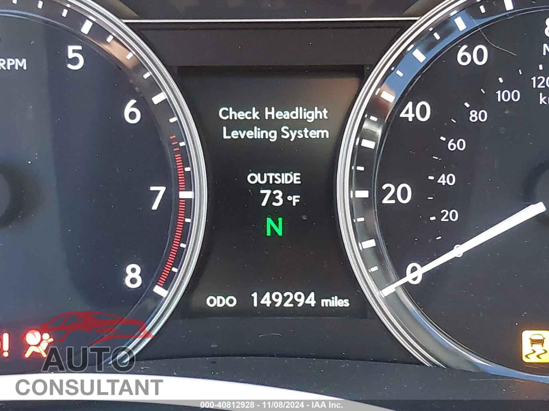 LEXUS GS 2013 - JTHCE1BL7D5000239