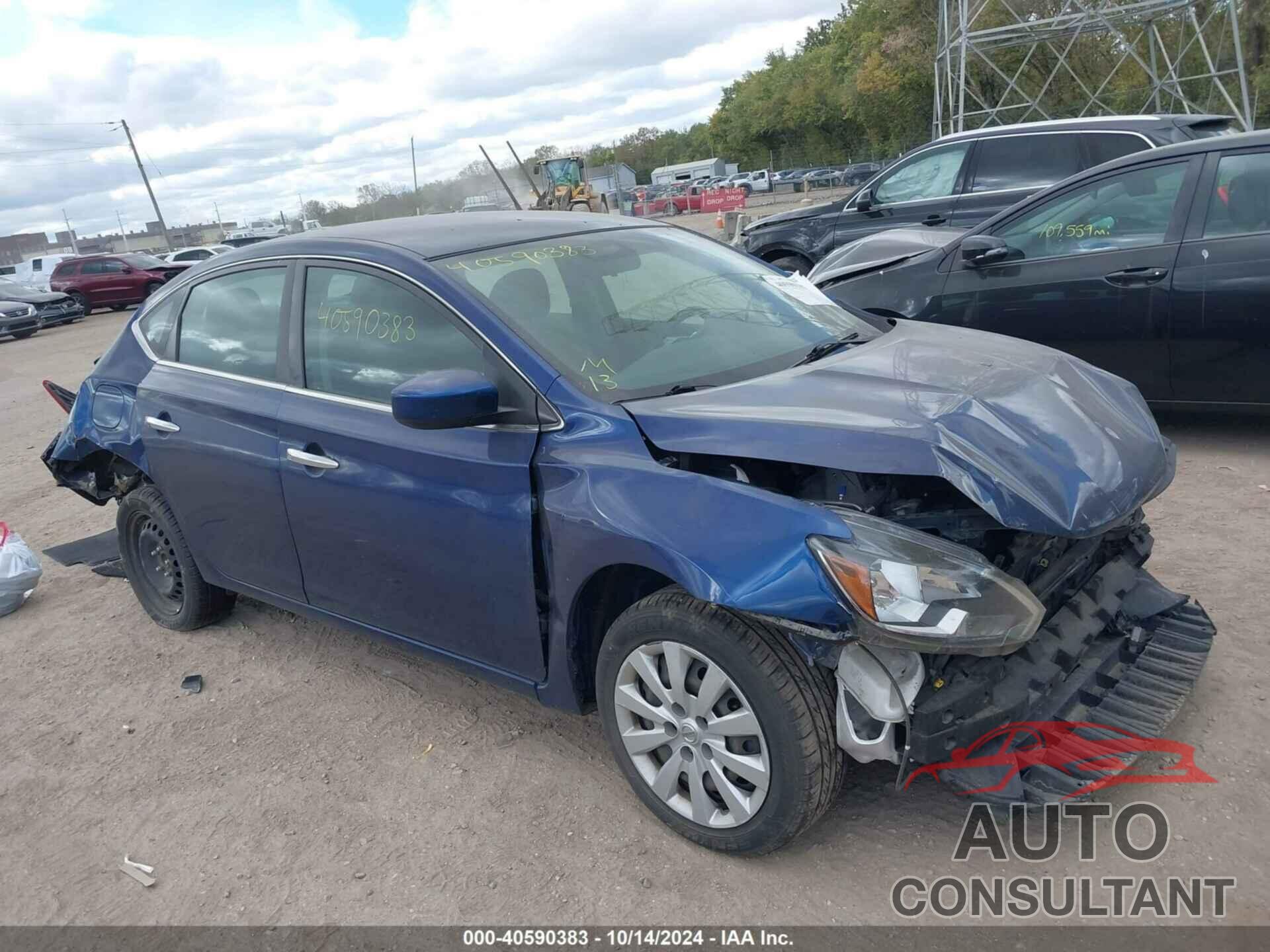 NISSAN SENTRA 2019 - 3N1AB7AP7KY349526