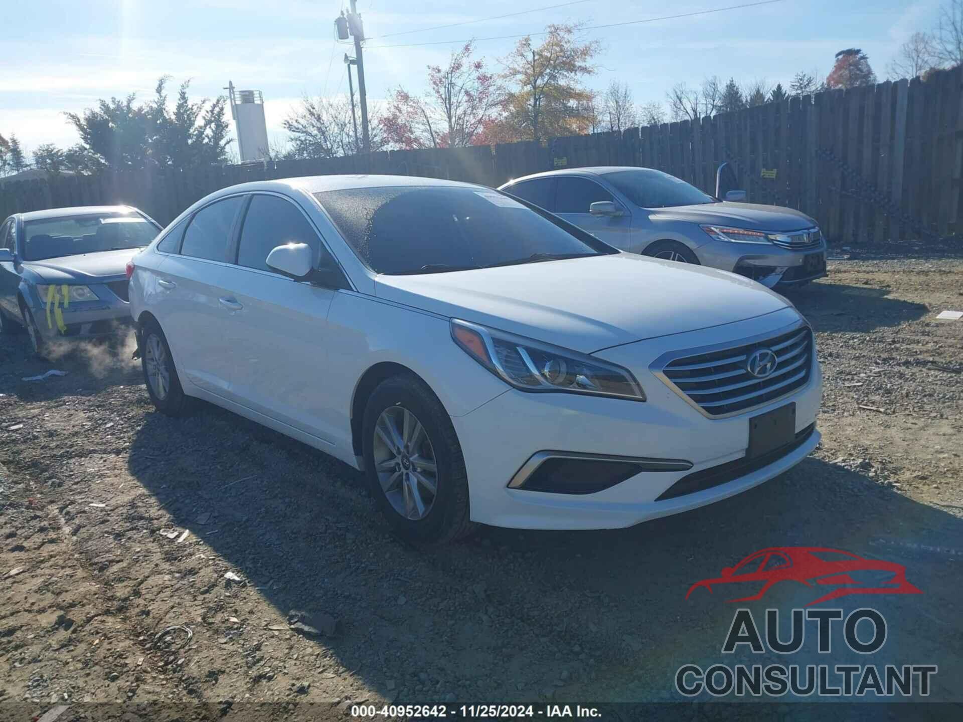 HYUNDAI SONATA 2017 - 5NPE24AF9HH493010