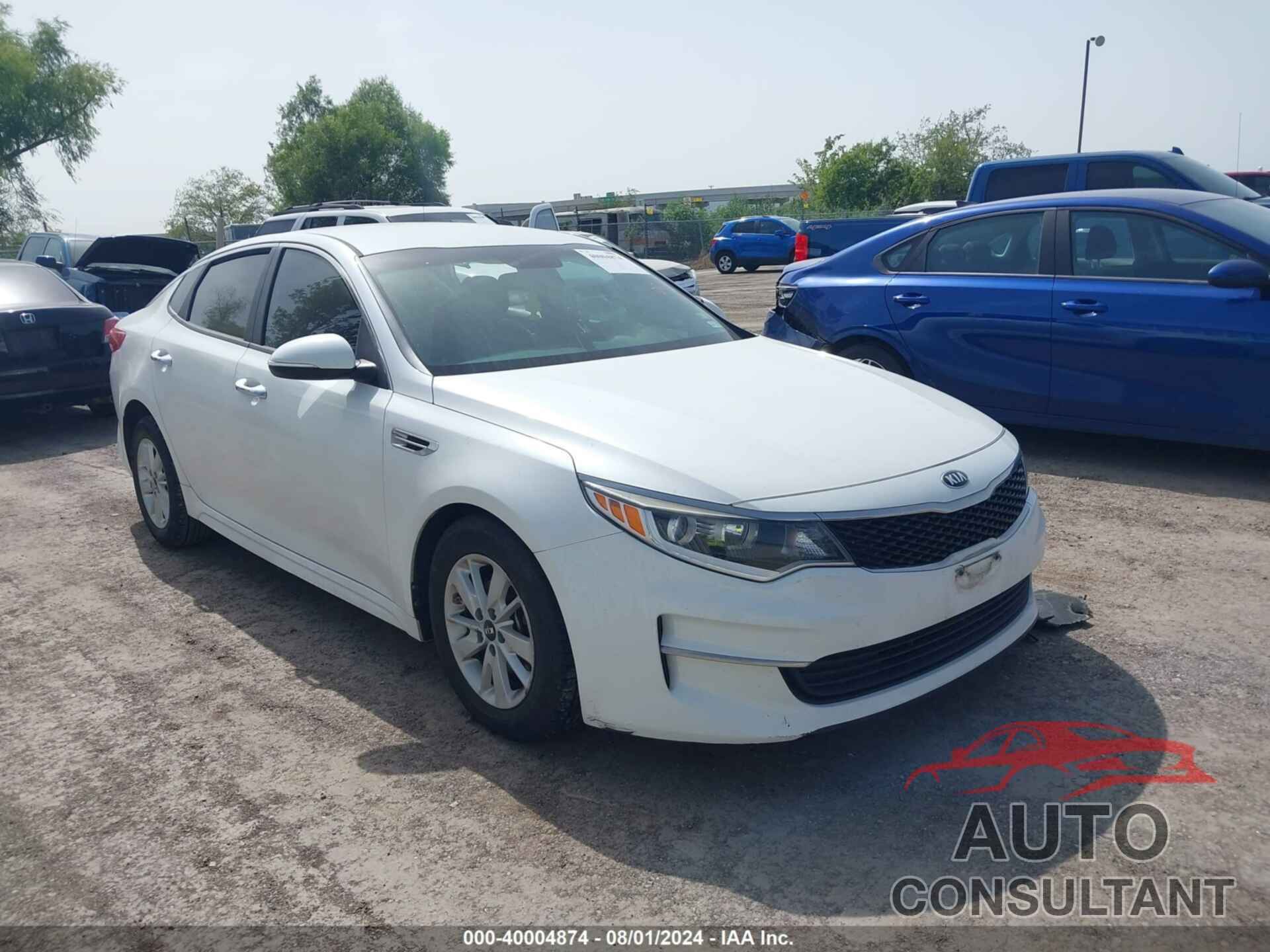 KIA OPTIMA 2016 - 5XXGT4L3XGG121307