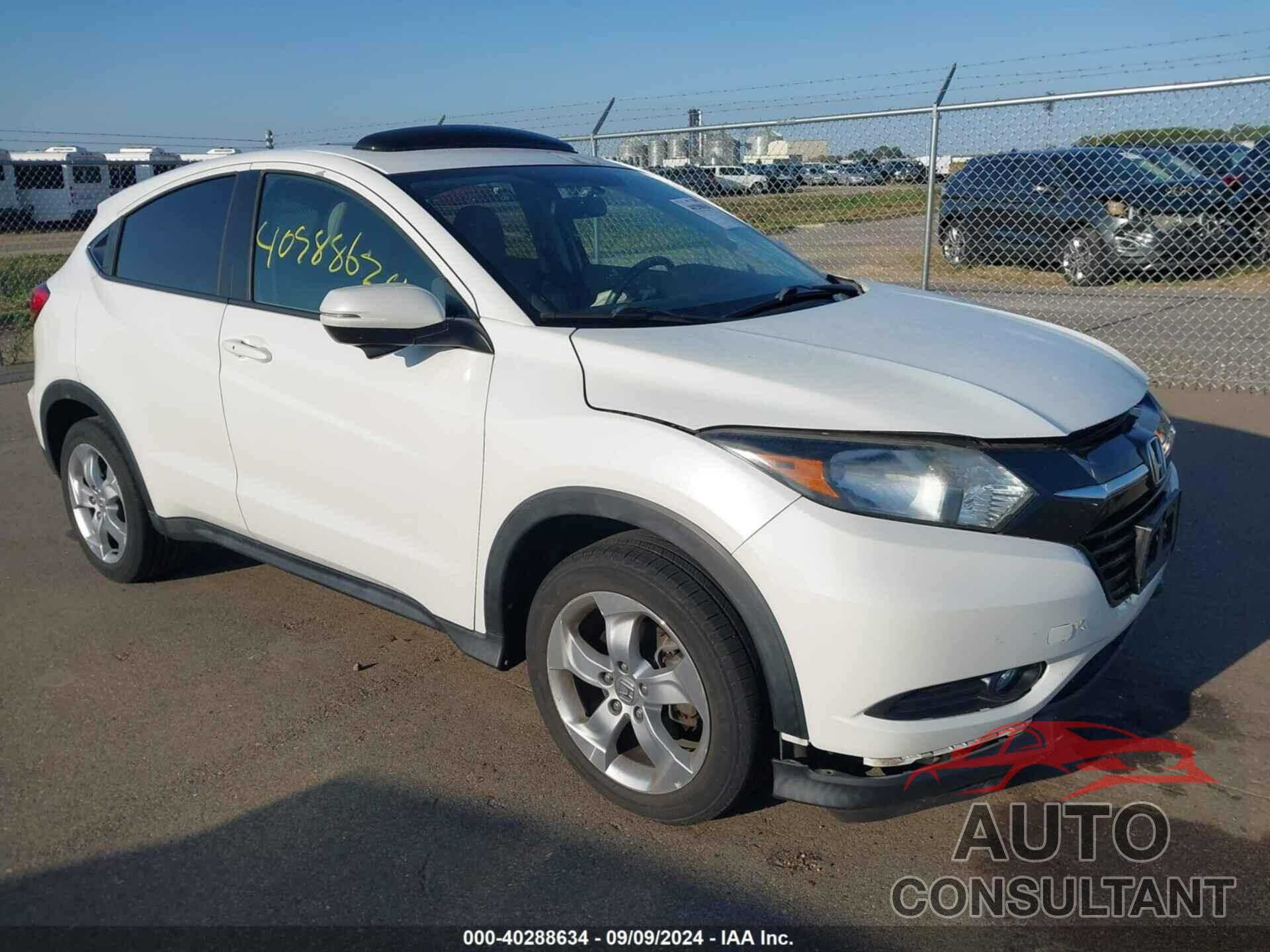 HONDA HR-V 2016 - 3CZRU6H57GM733680