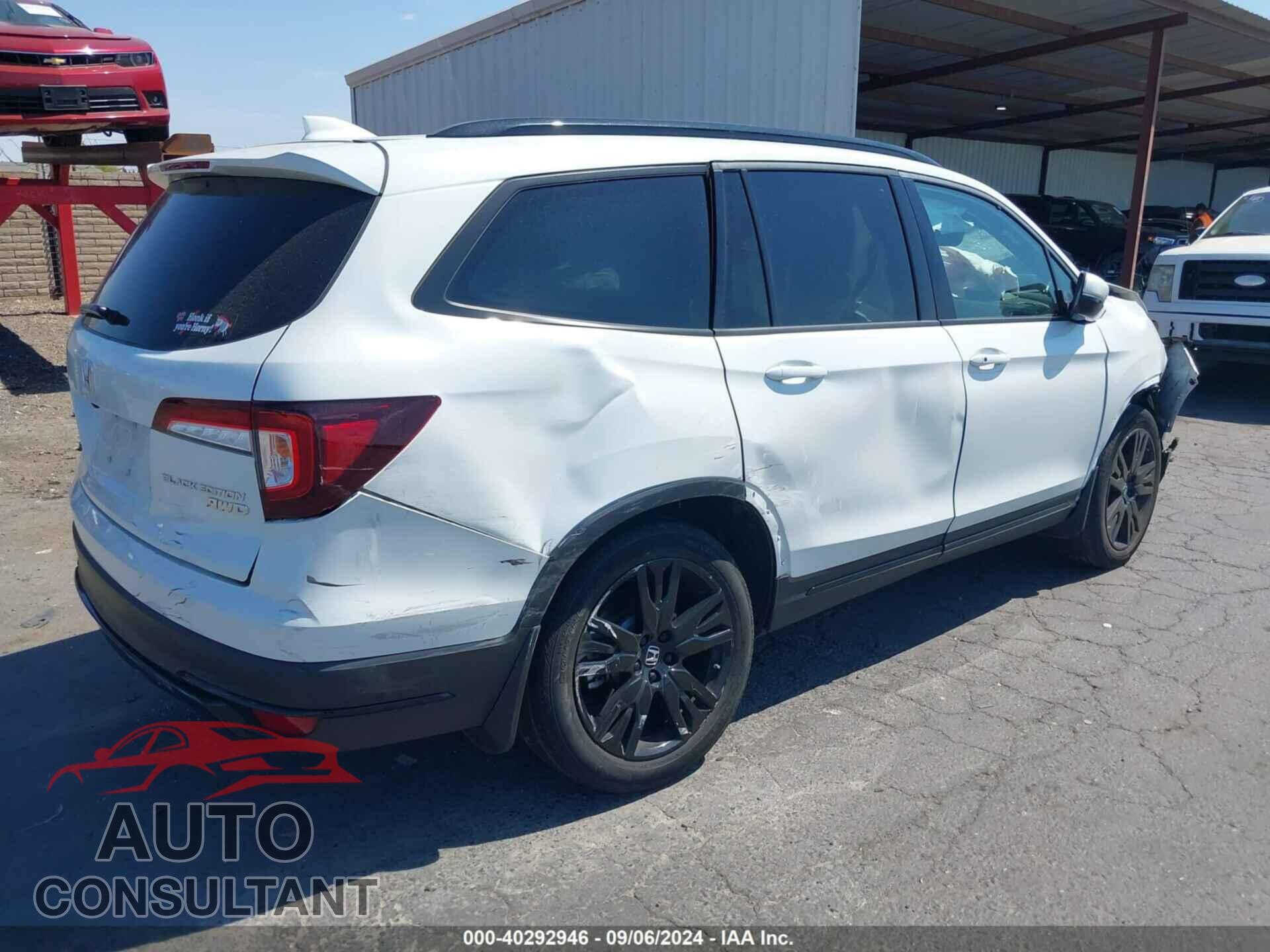 HONDA PILOT 2021 - 5FNYF6H70MB058283