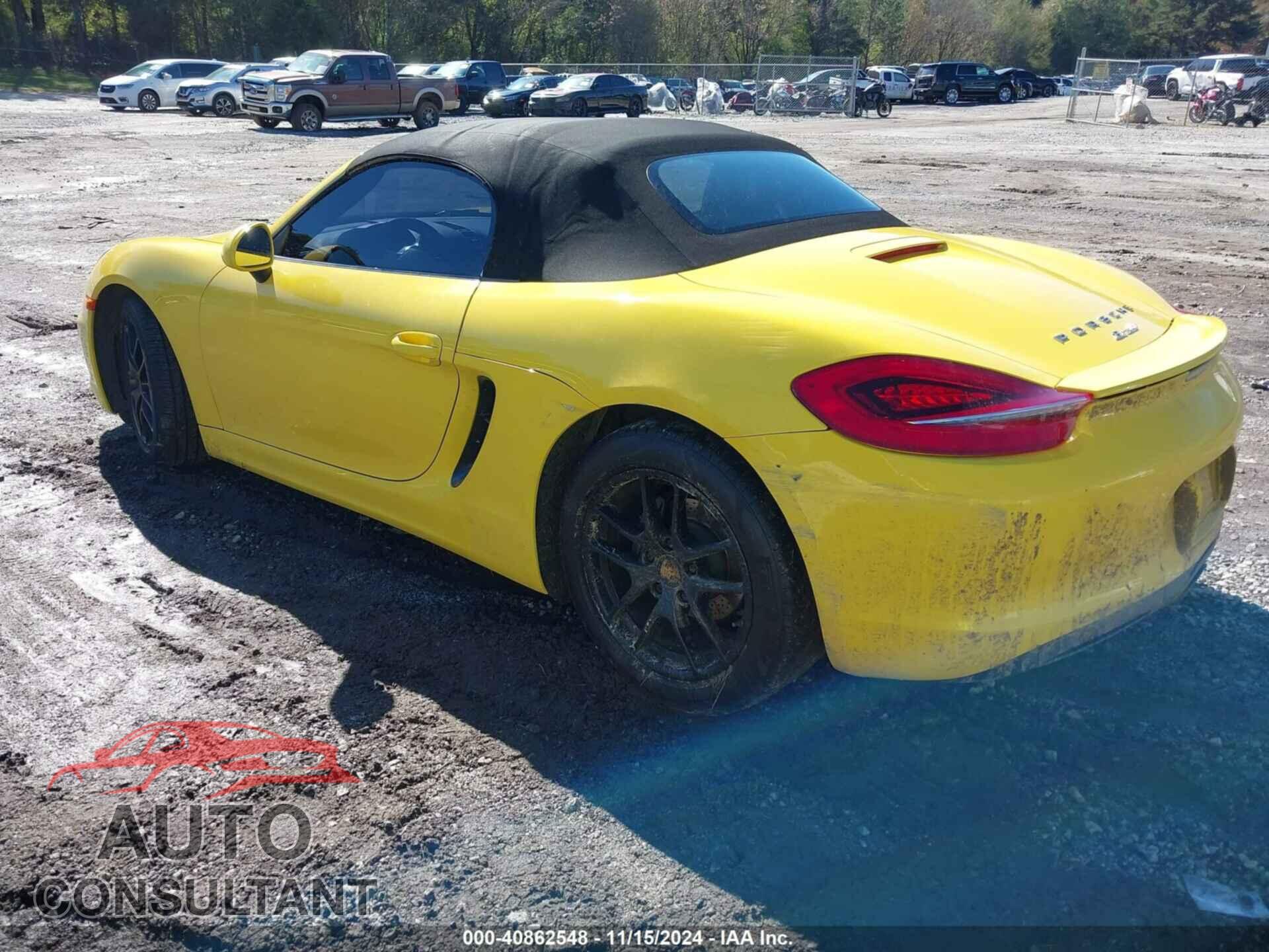 PORSCHE BOXSTER 2015 - WP0CA2A82FS120843