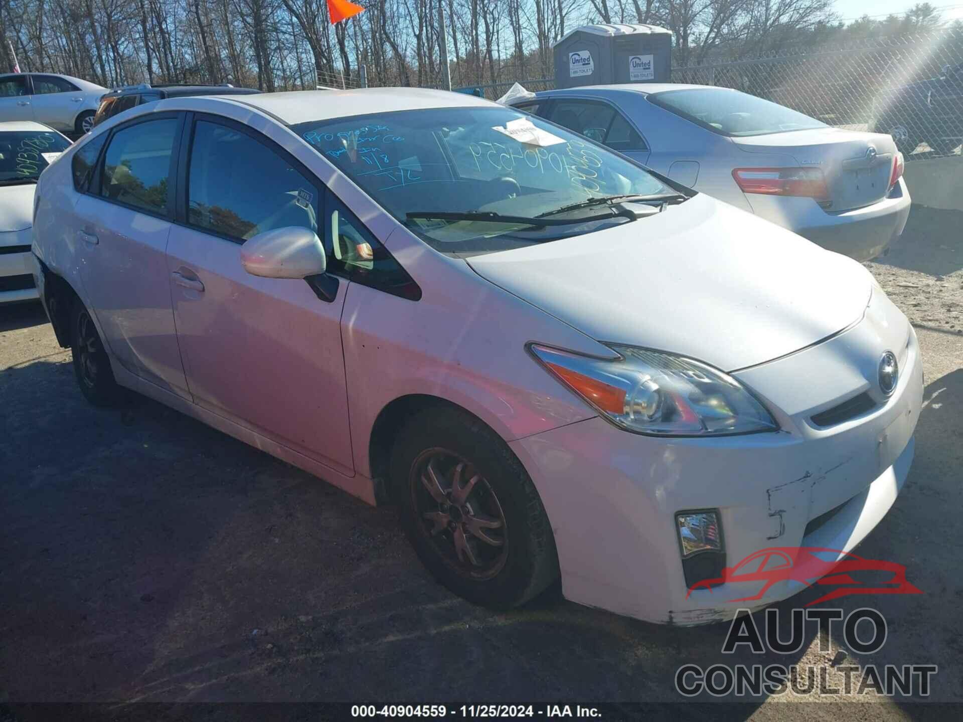 TOYOTA PRIUS 2011 - JTDKN3DU2B0249752