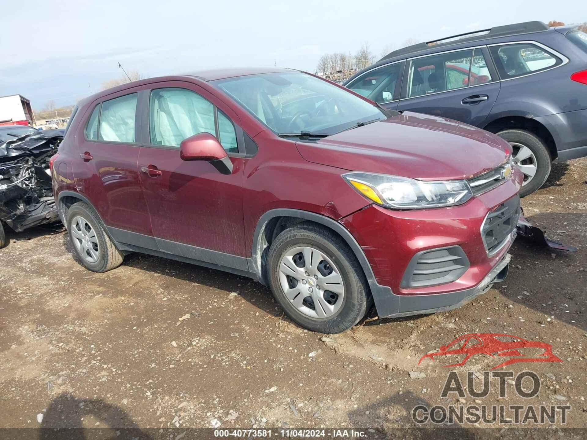 CHEVROLET TRAX 2017 - 3GNCJKSB2HL254156