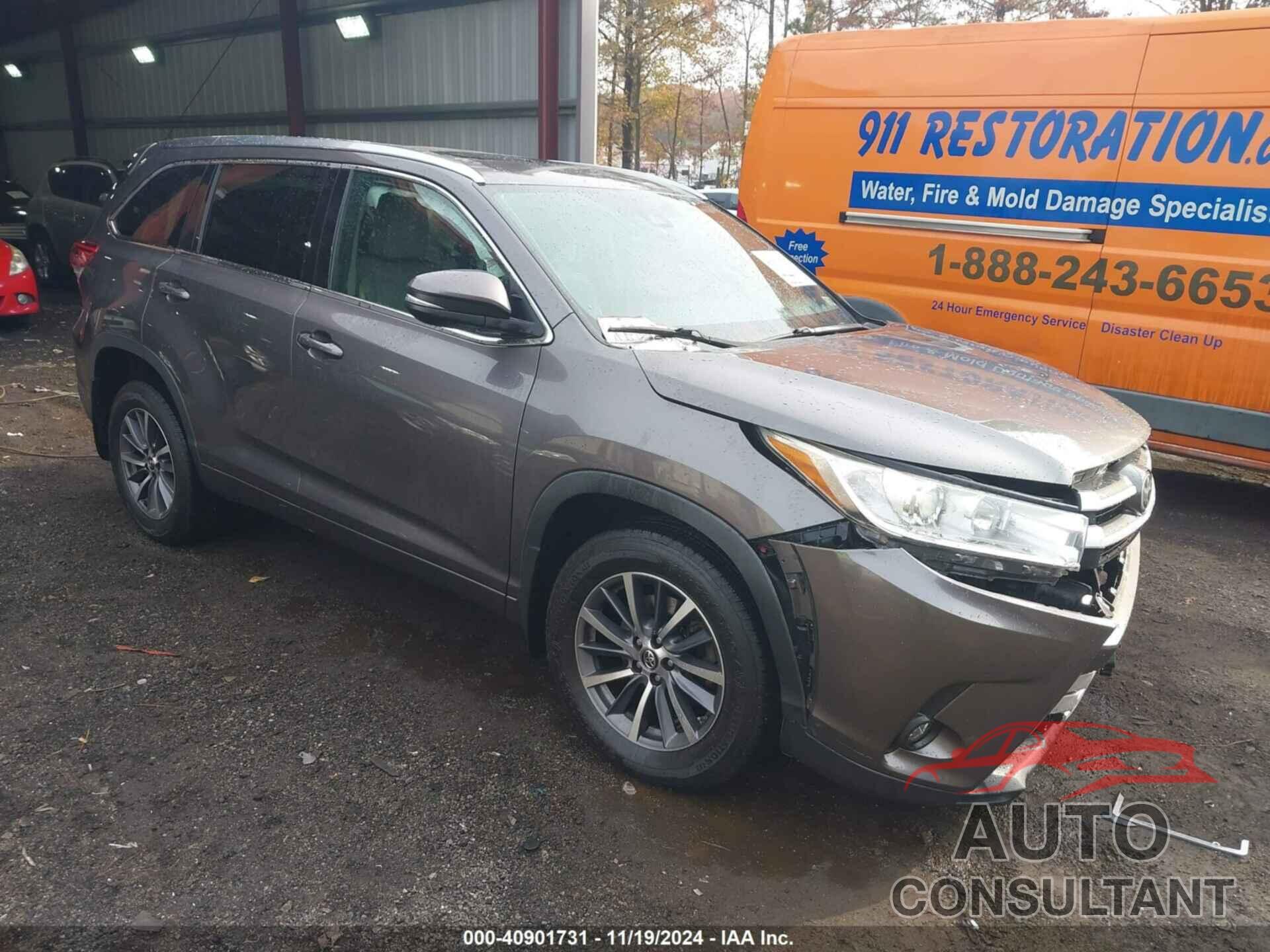 TOYOTA HIGHLANDER 2017 - 5TDJZRFH8HS511475