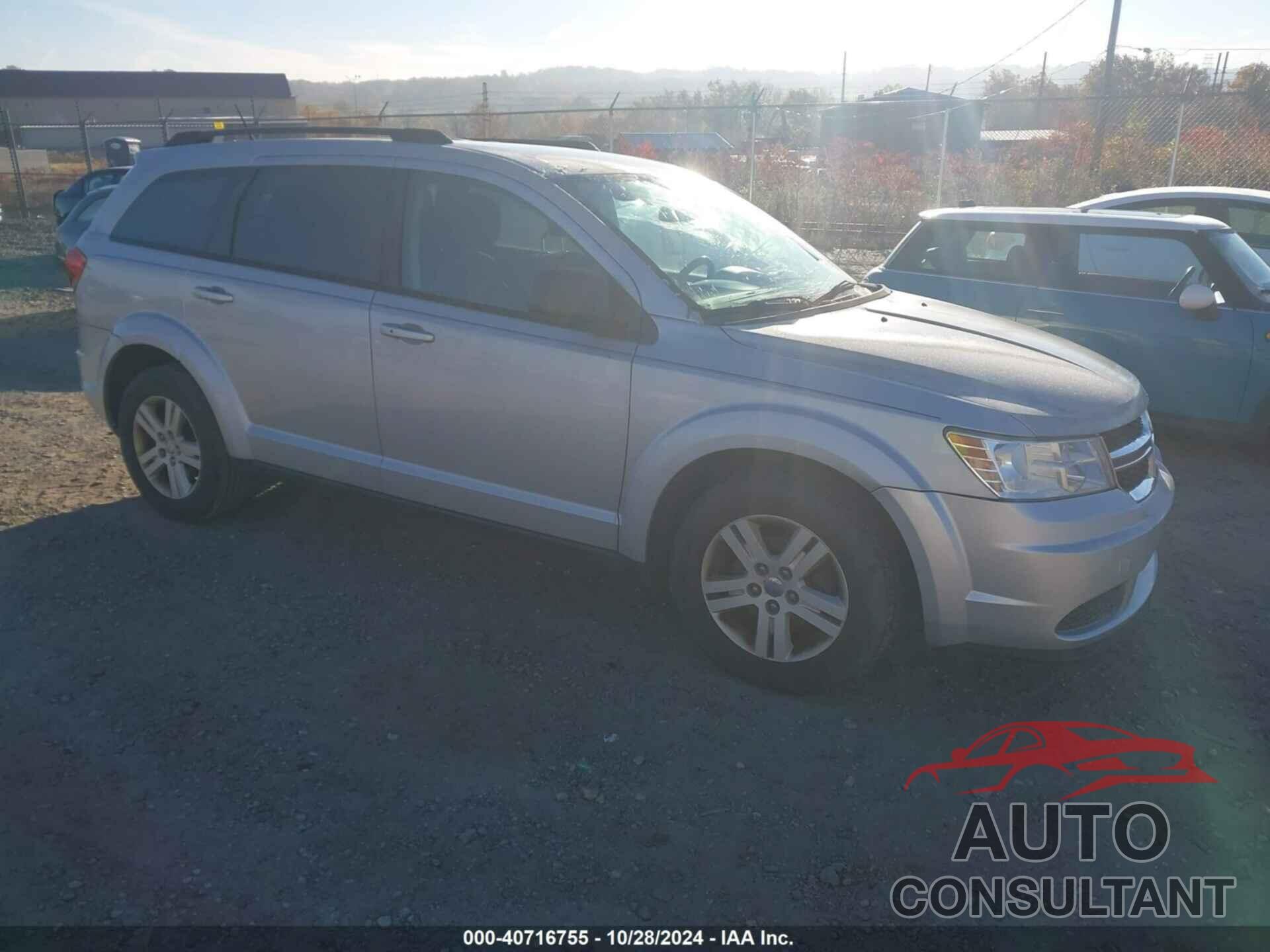 DODGE JOURNEY 2012 - 3C4PDCAB7CT256339