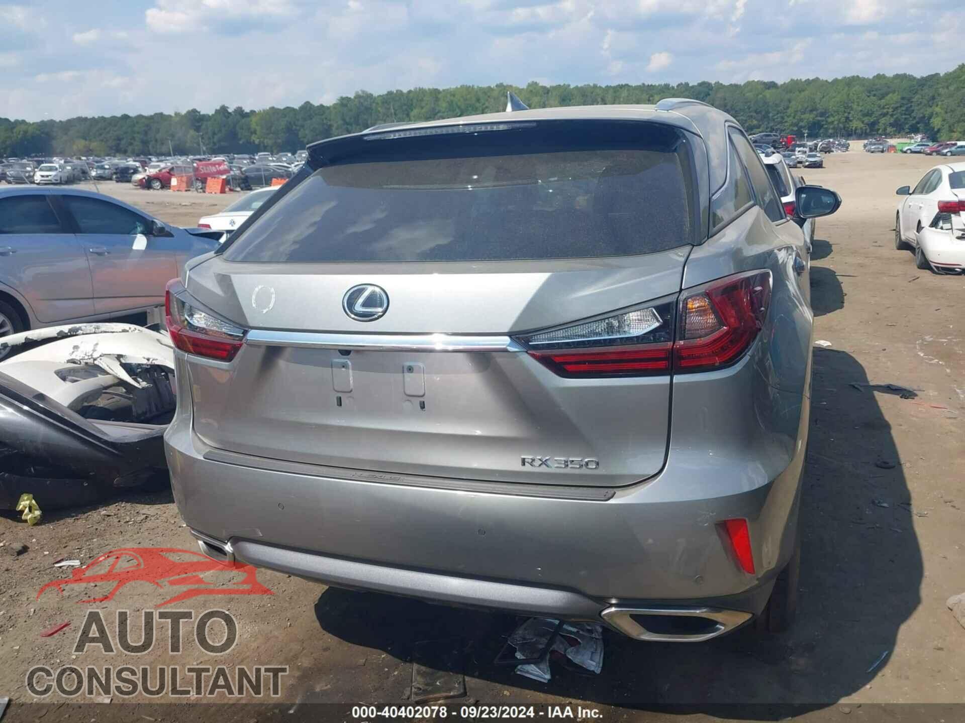 LEXUS RX 350 2019 - 2T2BZMCA0KC196021