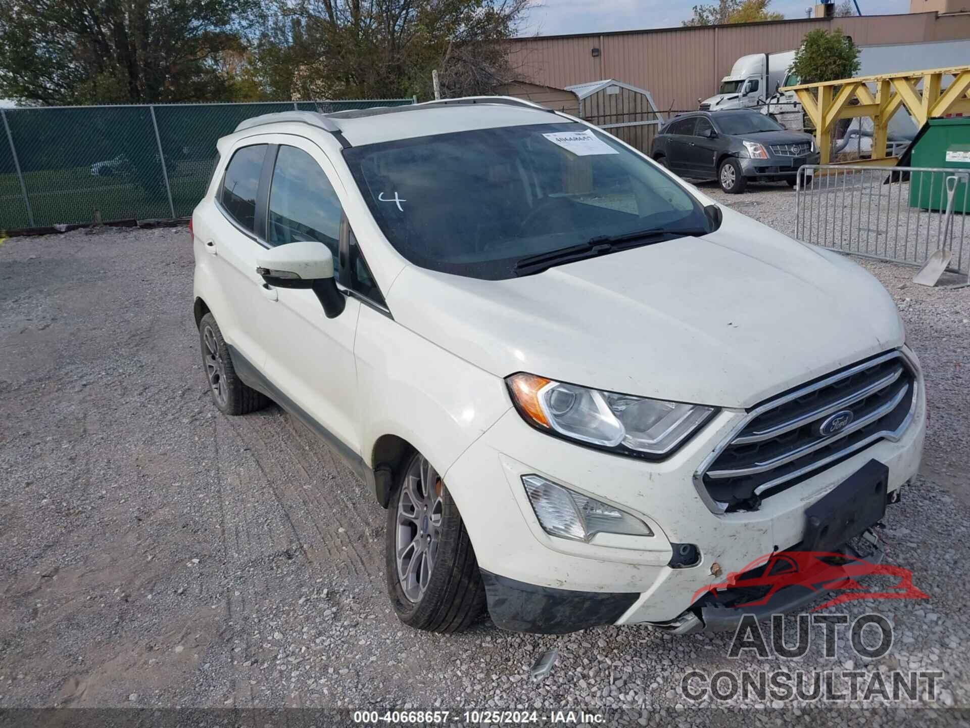 FORD ECOSPORT 2021 - MAJ3S2KE9MC422340