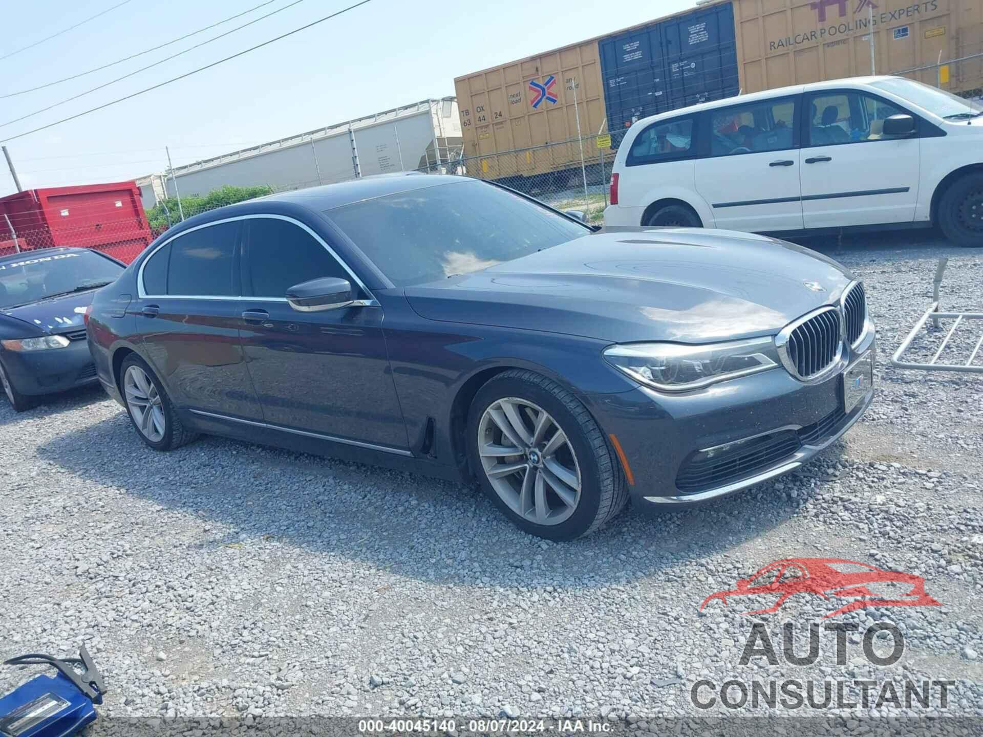 BMW 750I 2016 - WBA7F2C55GG417502