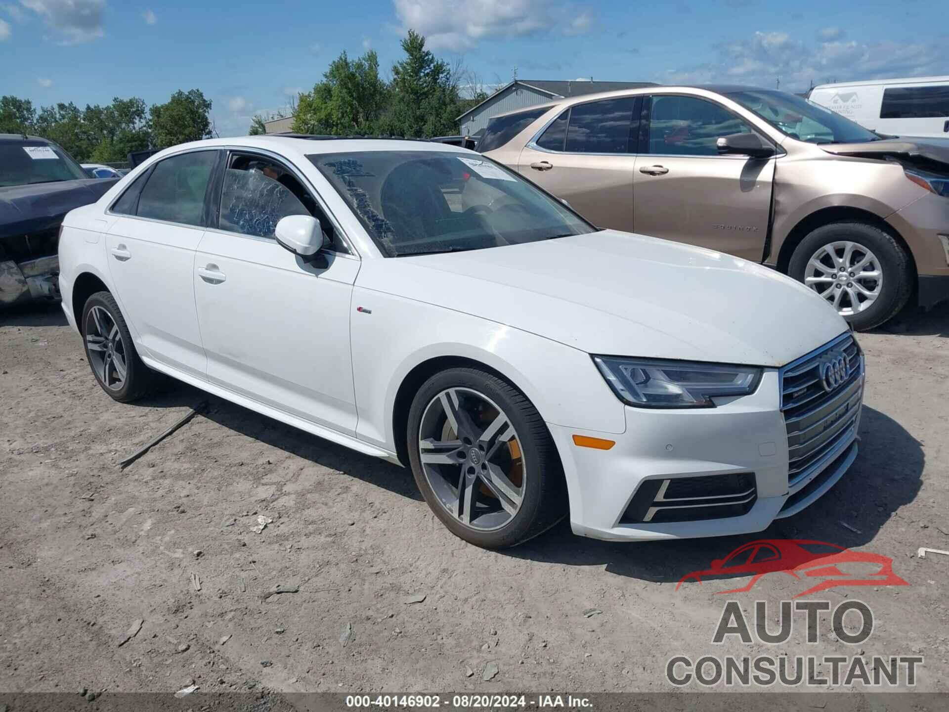 AUDI A4 2017 - WAUENAF44HN034817