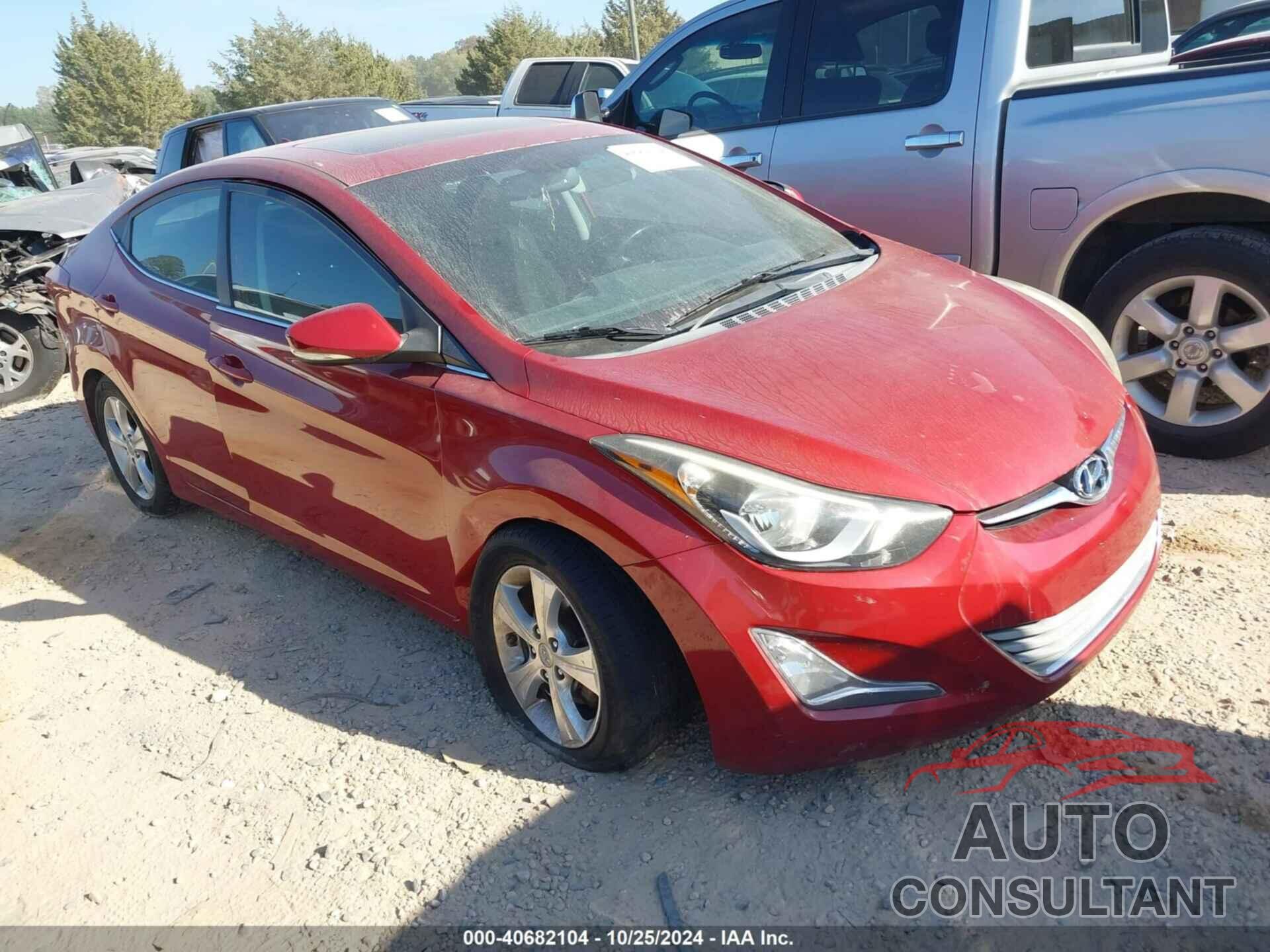 HYUNDAI ELANTRA 2016 - KMHDH4AE8GU619374