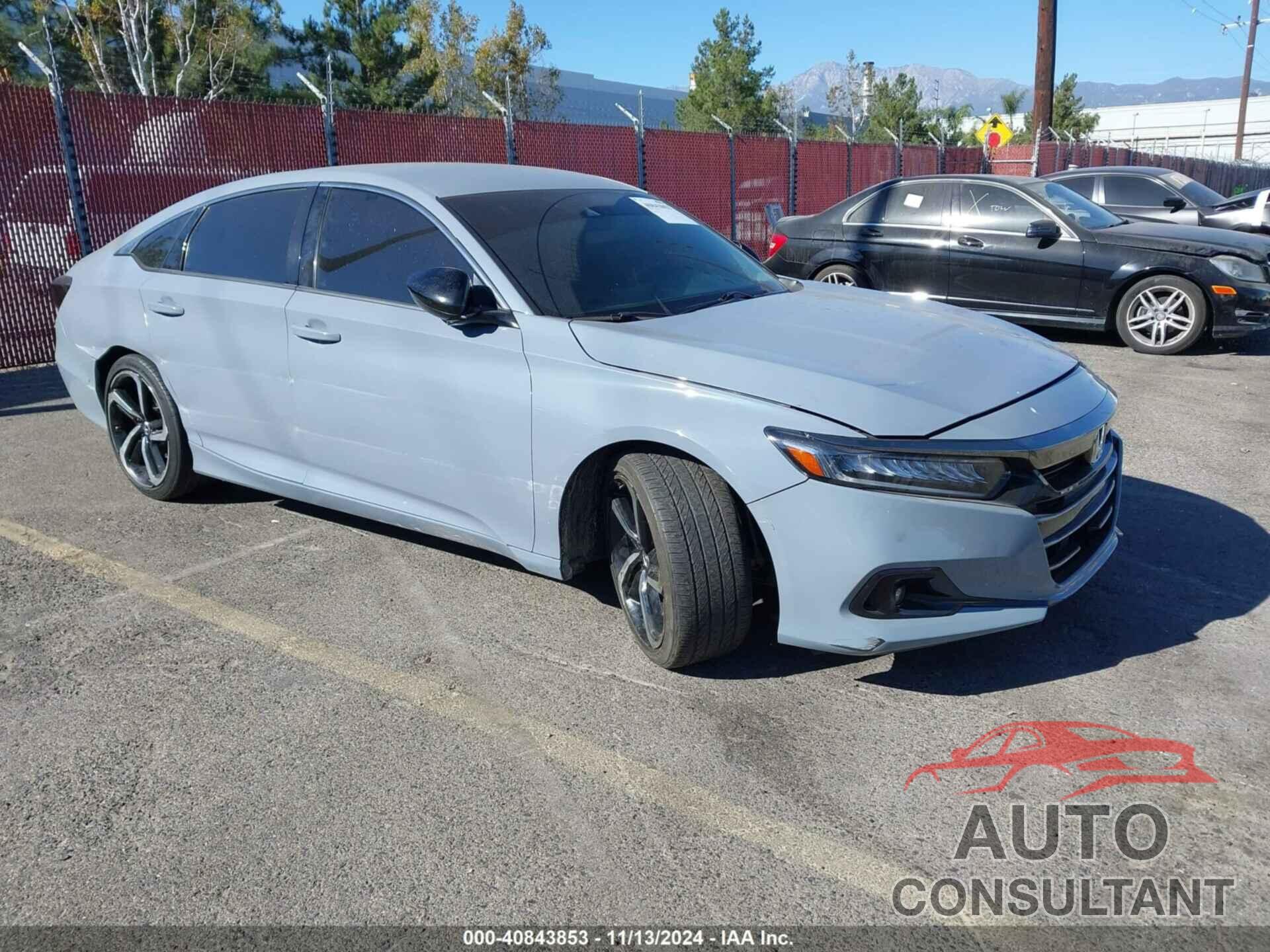 HONDA ACCORD 2022 - 1HGCV1F45NA012114