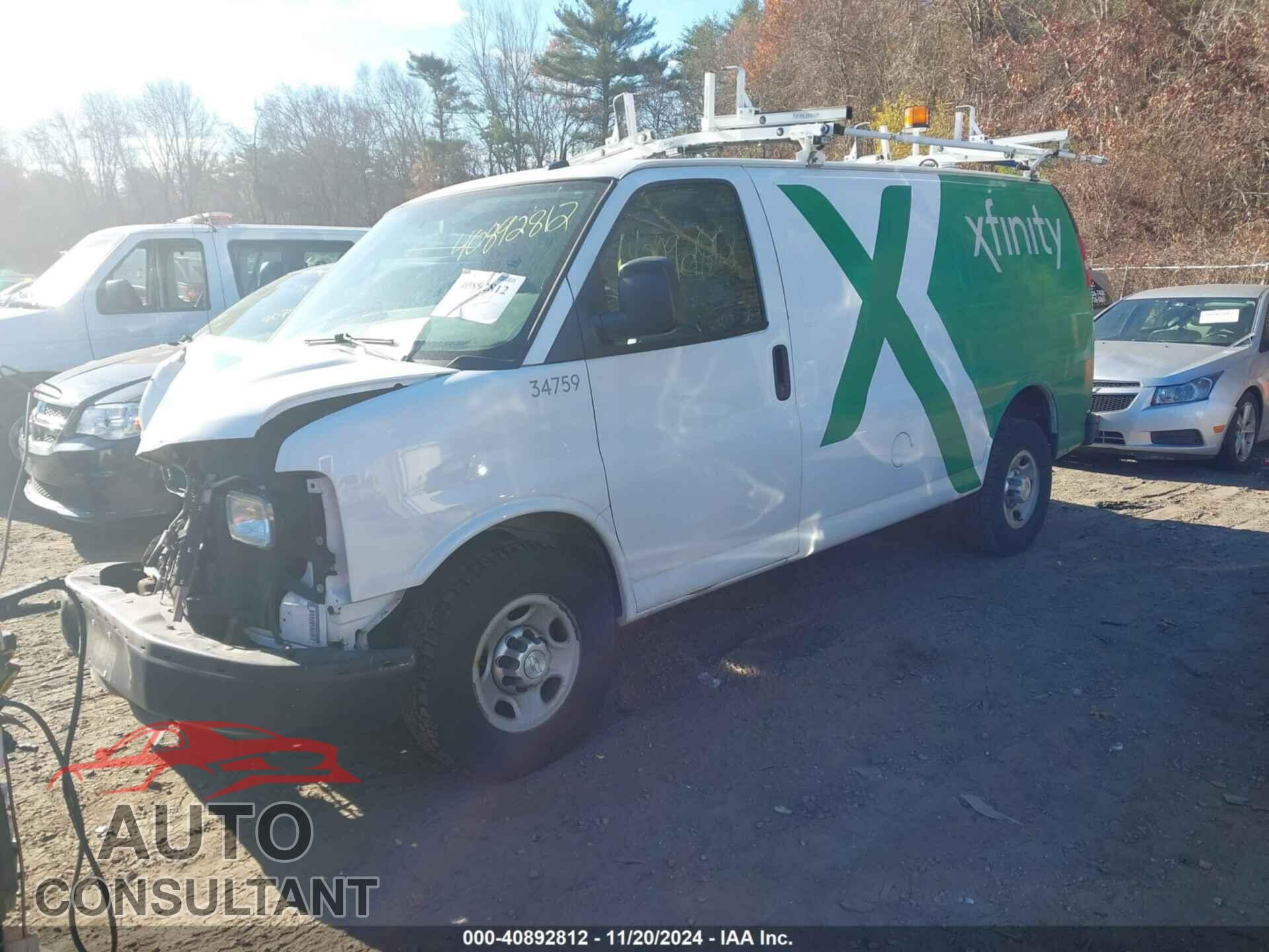 CHEVROLET EXPRESS 2500 2015 - 1GCWGFCF9F1168683