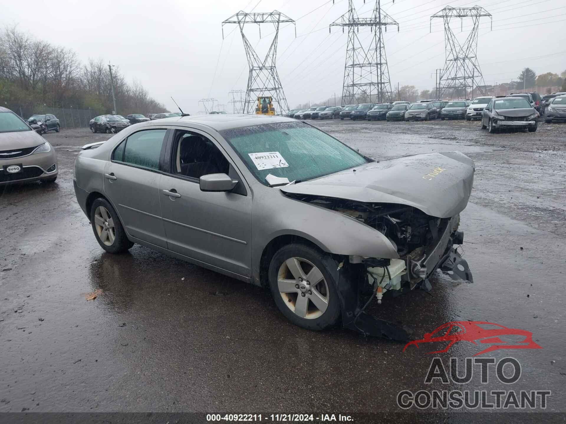 FORD FUSION 2009 - 3FAHP07Z39R165529