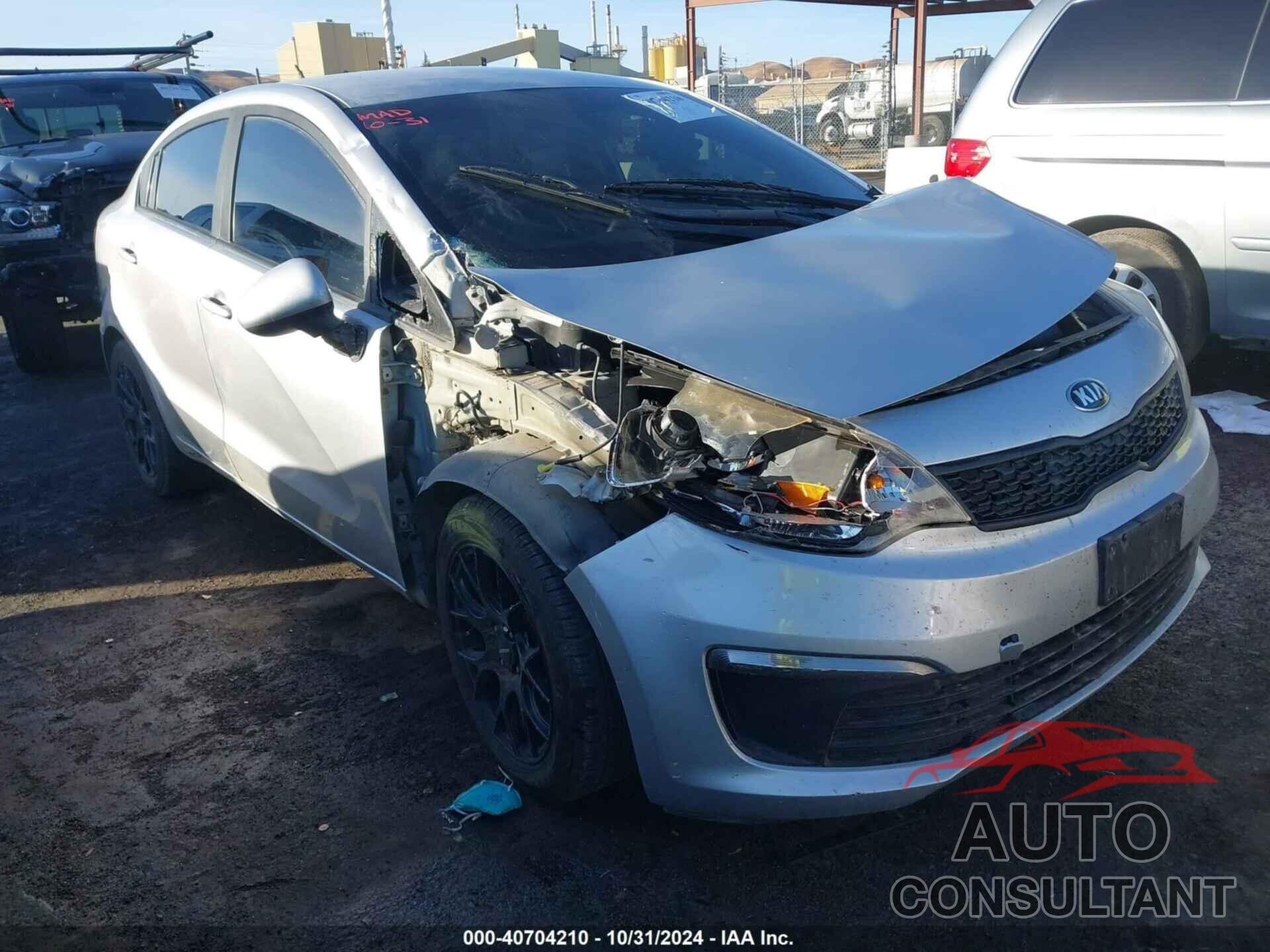 KIA RIO 2016 - KNADM4A37G6668565