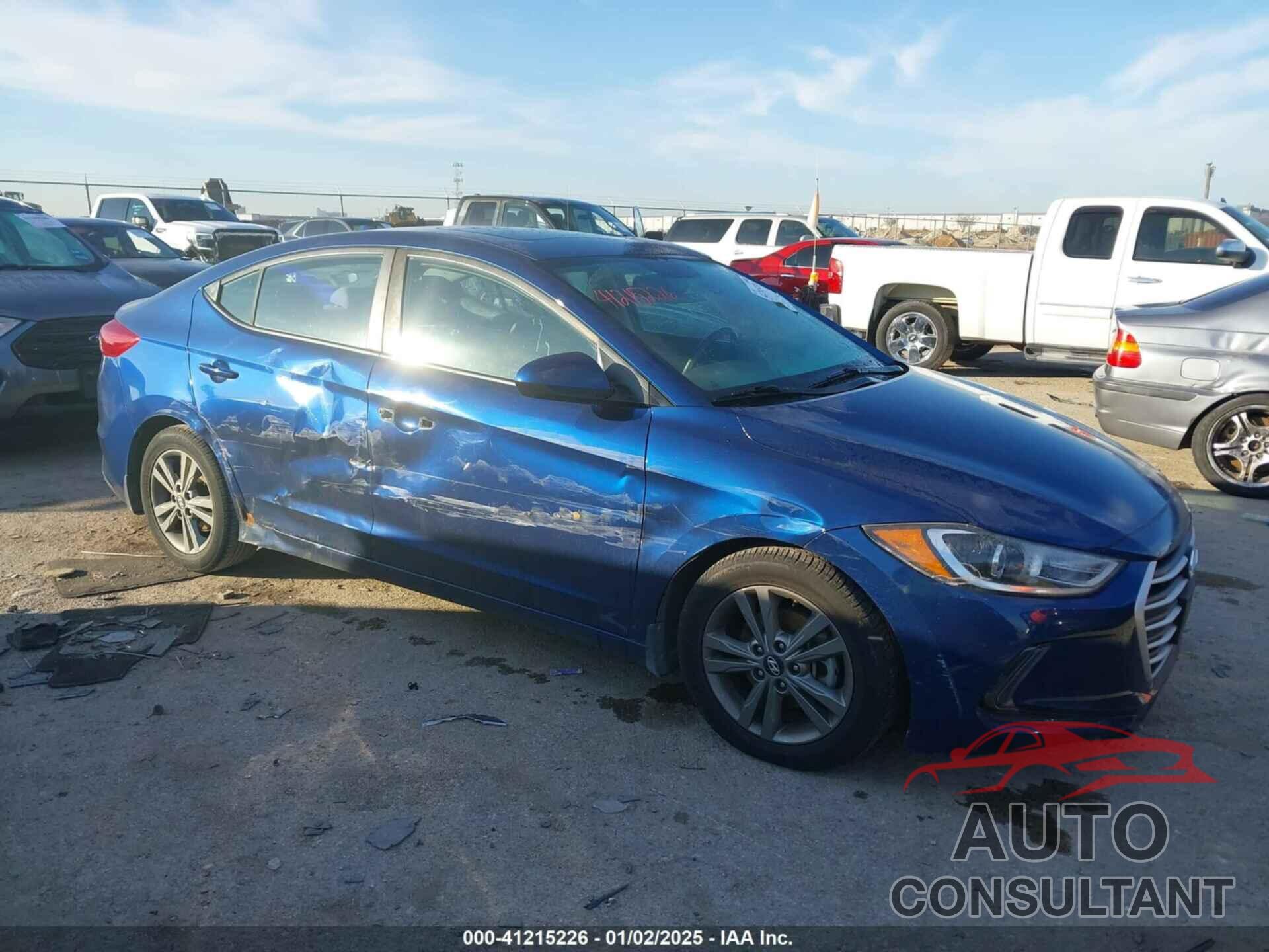 HYUNDAI ELANTRA 2018 - 5NPD84LF9JH361247