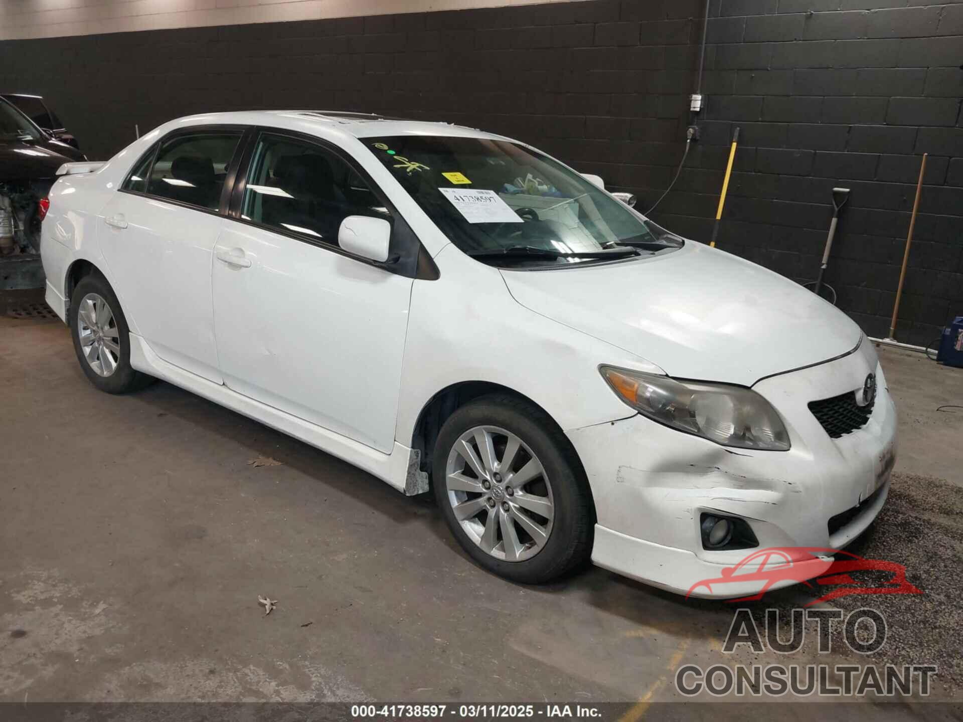 TOYOTA COROLLA 2010 - 1NXBU4EE2AZ359977