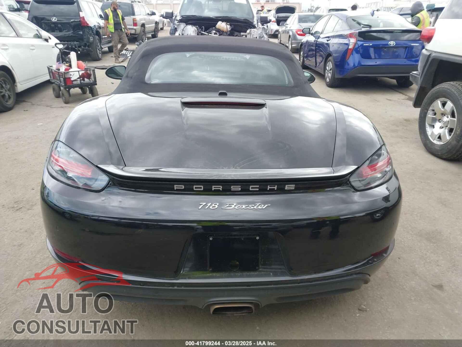 PORSCHE 718 BOXSTER 2018 - WP0CA2A84JS210262