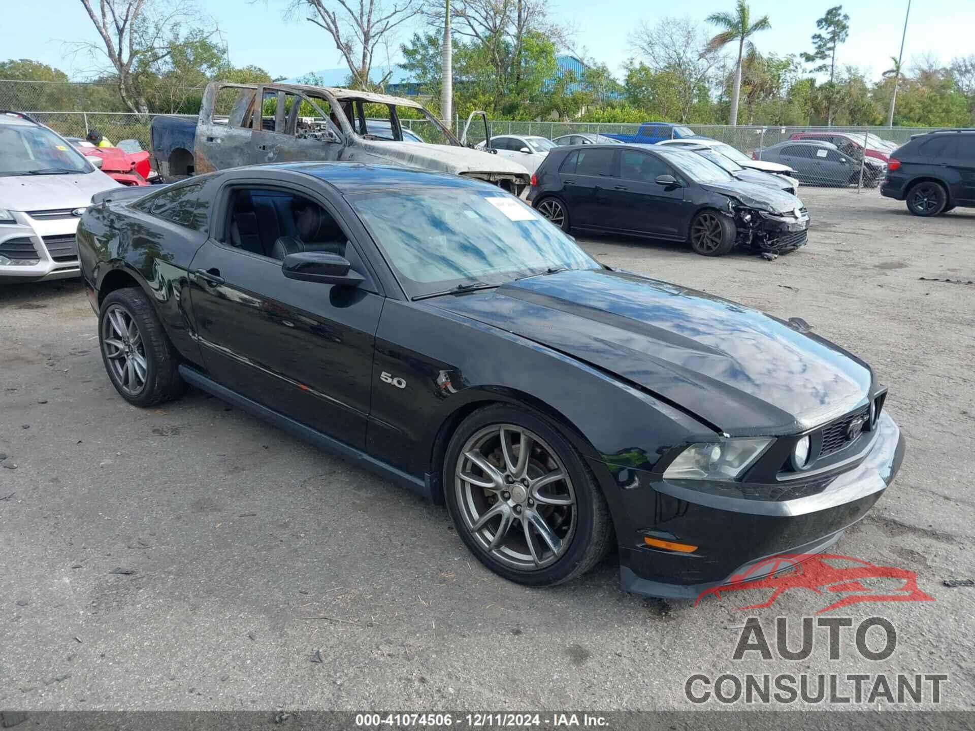 FORD MUSTANG 2012 - 1ZVBP8CF5C5277413