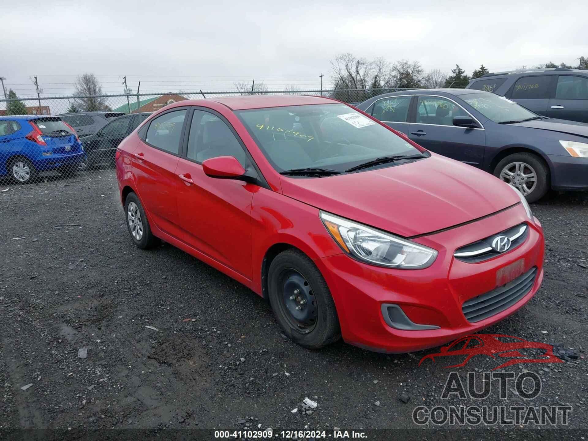 HYUNDAI ACCENT 2016 - KMHCT4AE0GU983301